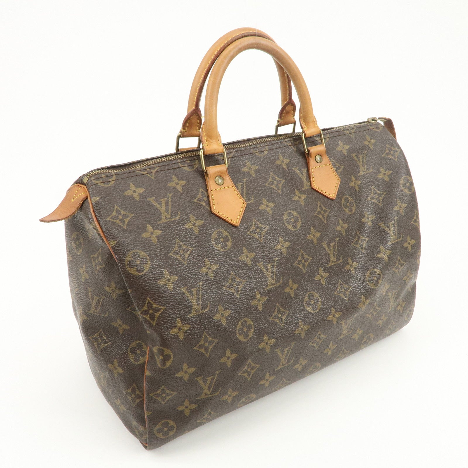 Louis Vuitton Monogram Speedy 35 Boston Bag Hand Bag M41524