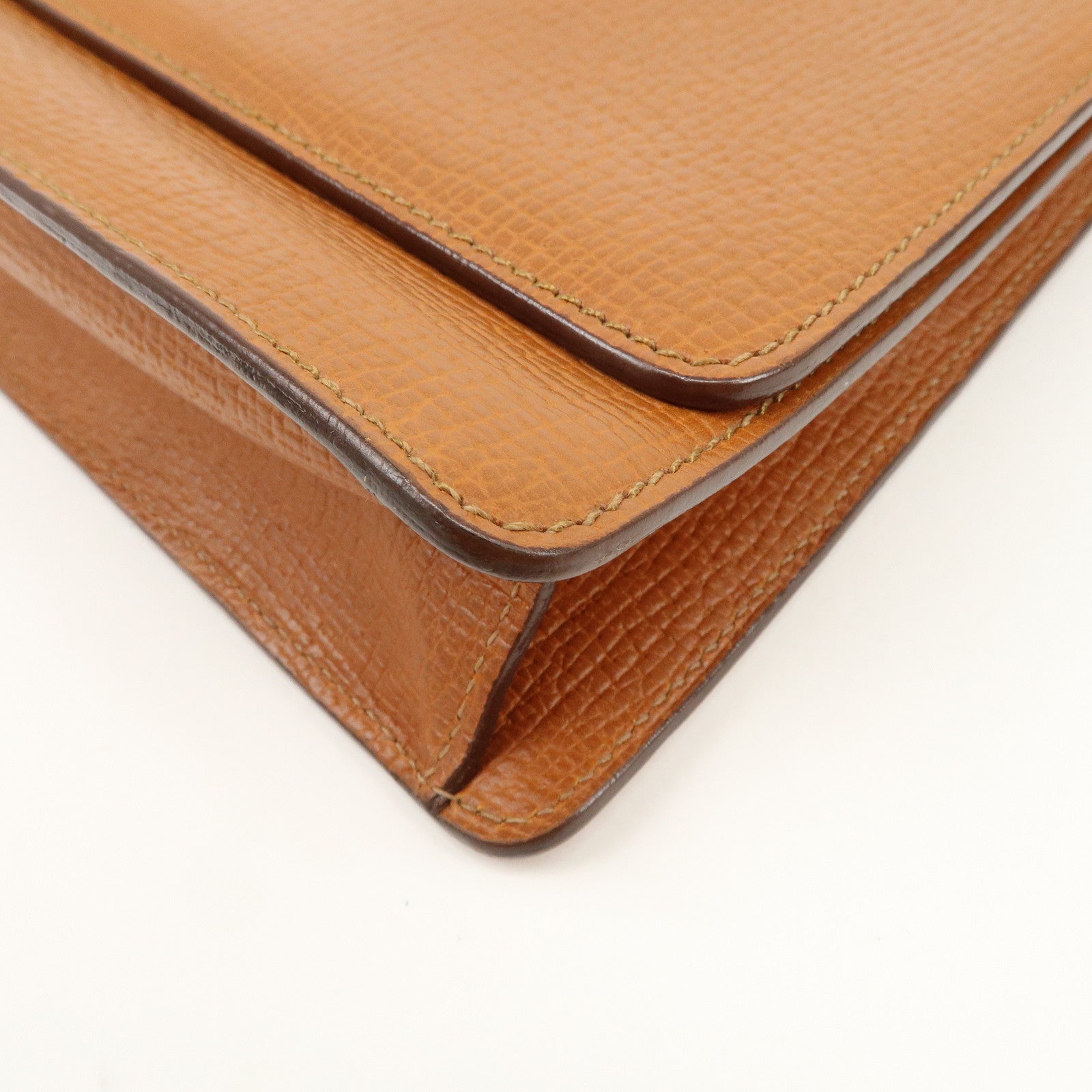 LOEWE Anagram Barcelona 2WAY Bag Shoulder Bag Hand Bag Brown