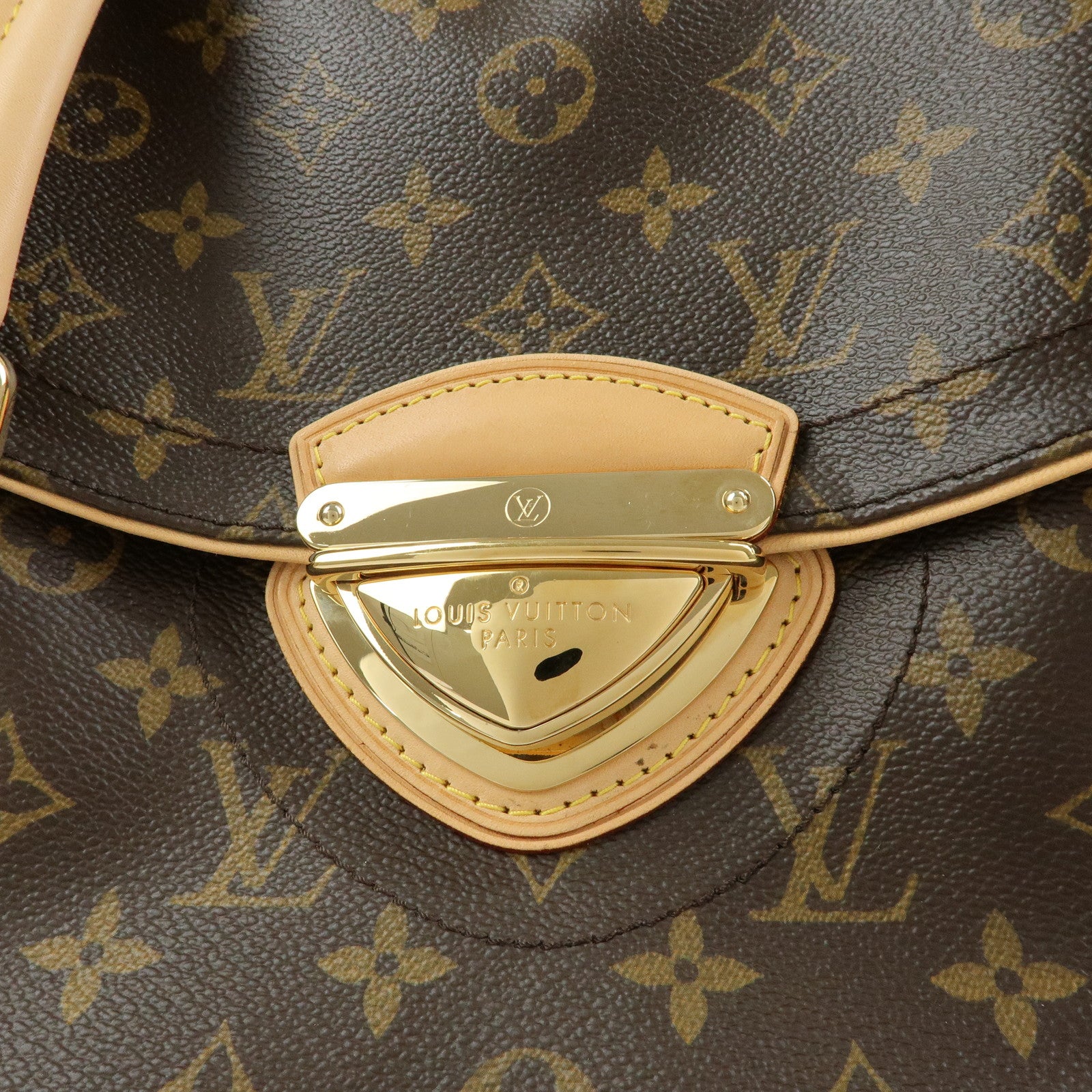 Louis Vuitton Monogram Beverly GM Shoulder Hand Bag Brown M40120