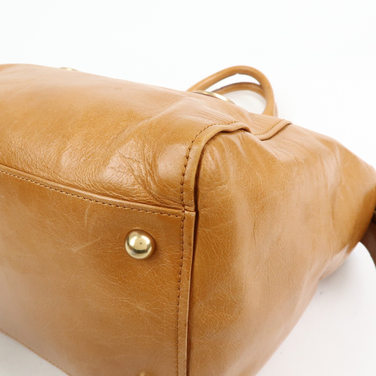 Chloe See by Chloe Page 2Way Bag Shoulder Bag Hand Bag Brown