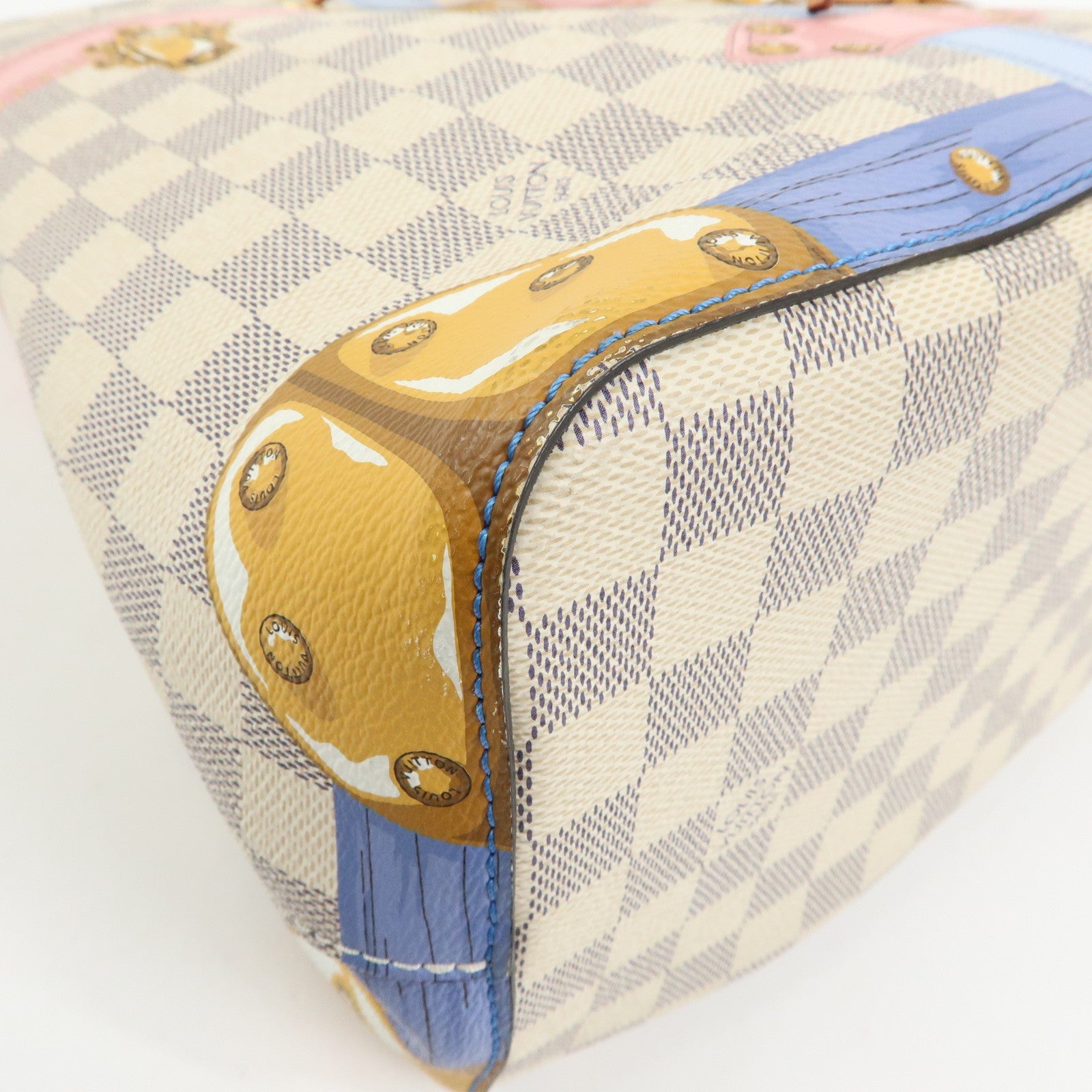 Louis Vuitton Damier Azur Neo Noe Hand Bag Trunk Collection N41066