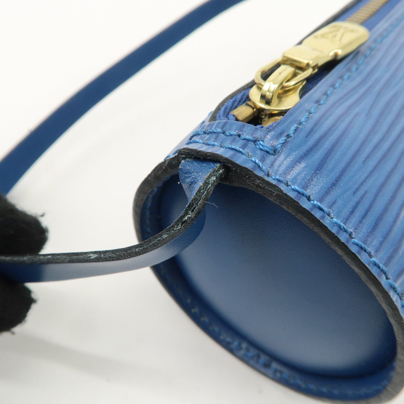 Louis Vuitton Monogram Epi Set of 2 Papillon Pouch Noir Toledo Blue Used