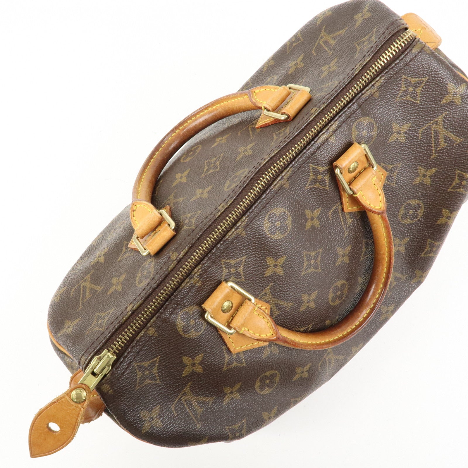 Louis Vuitton Monogram Speedy 30 Boston Bag Hand Bag Brown M41526