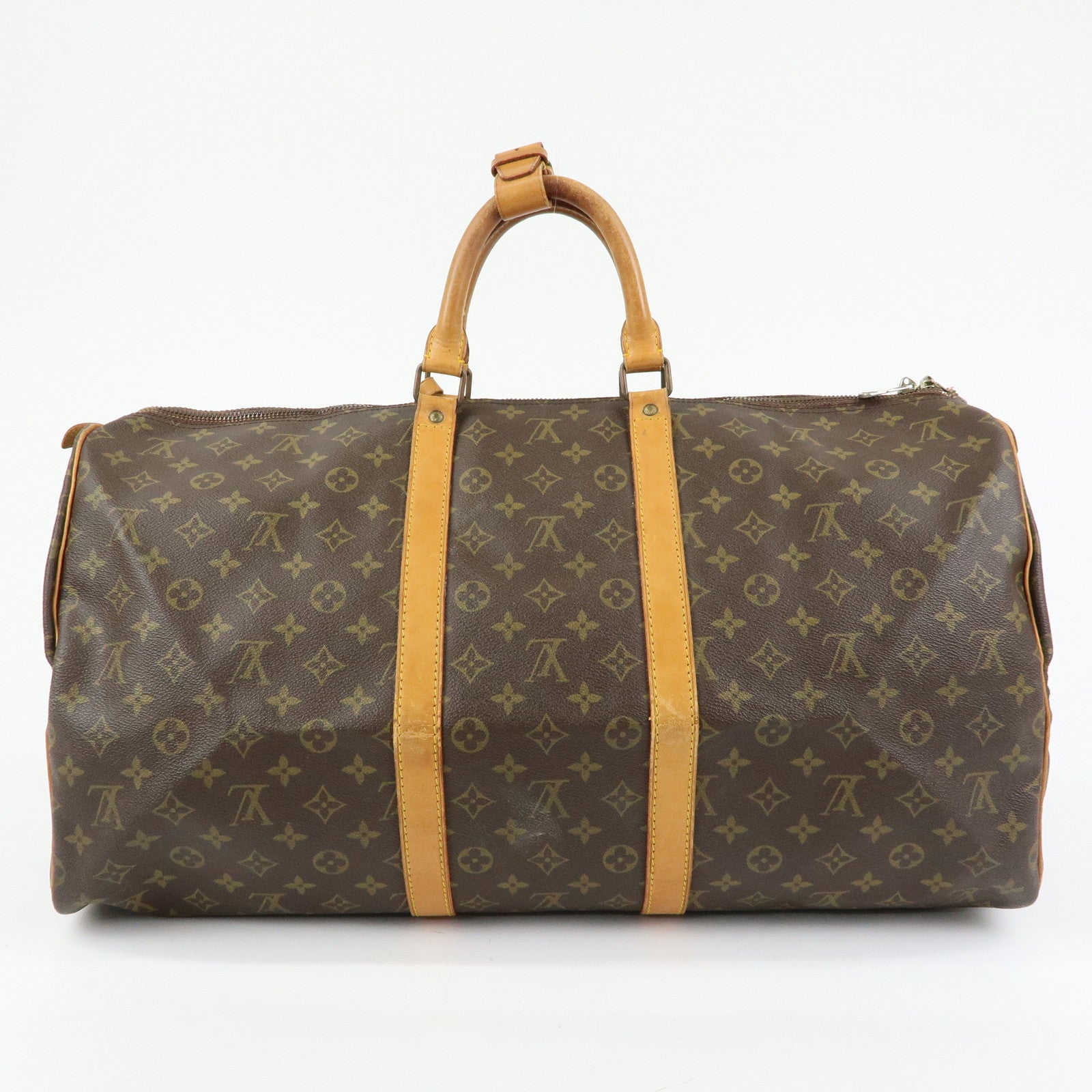 Louis Vuitton Monogram Keep All 55 Boston Bag Brown M41424