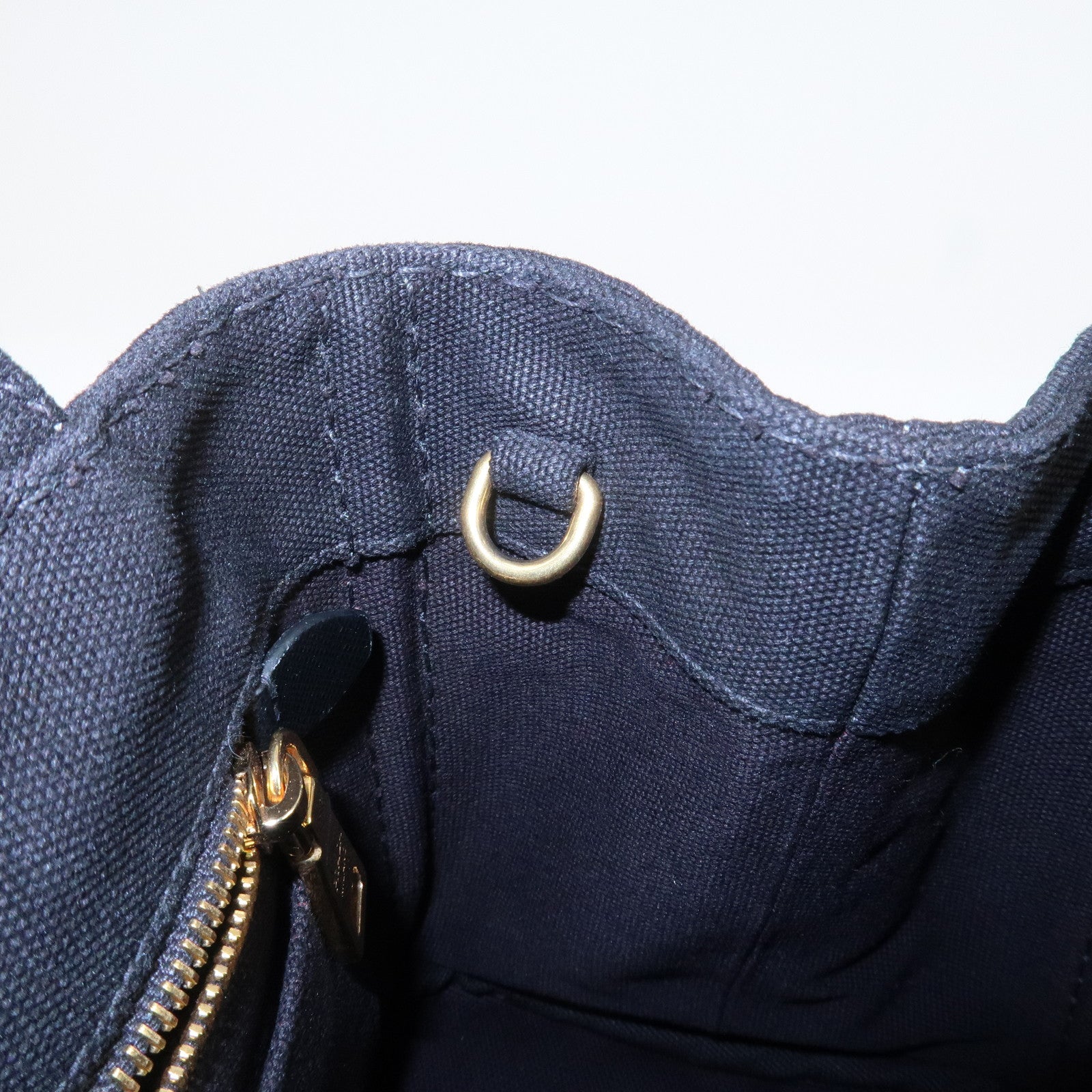 PRADA Canapa Mini Canvas 2Way Hand Bag Tote Bag Black 1BG439 Used