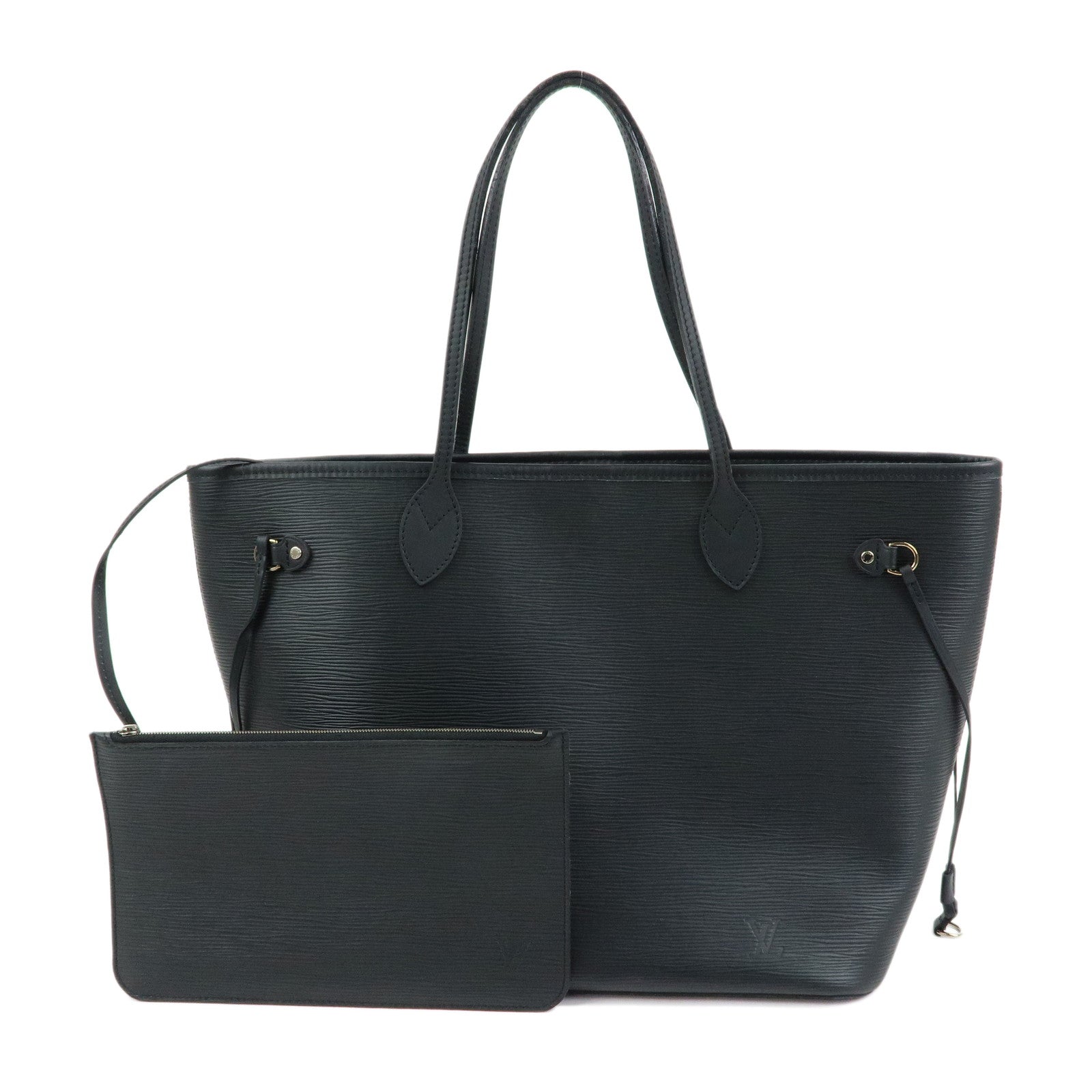 Louis Vuitton Epi Leather Neverfull MM Shoulder Bag Noir M40932