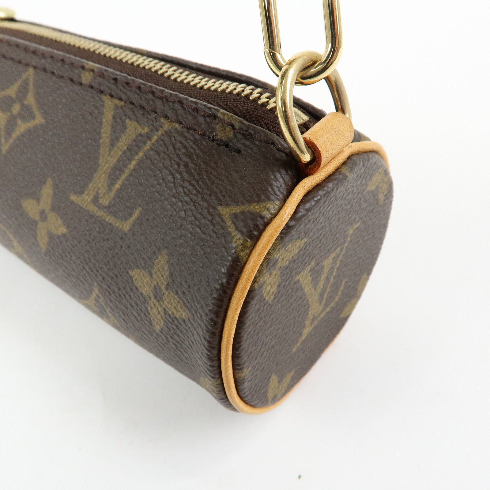 Louis Vuitton Monogram Mini Pouch for Papillon Bag Brown