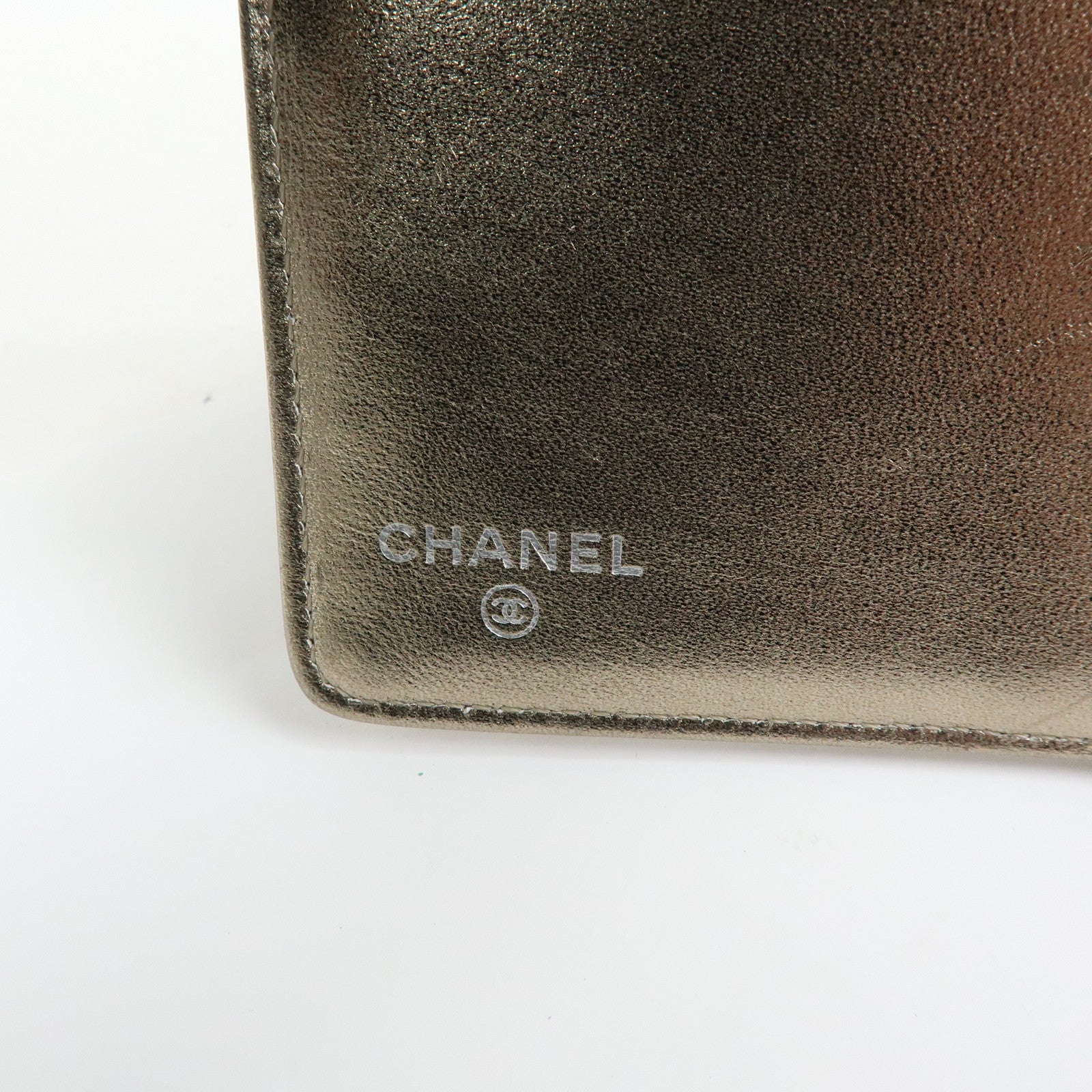 CHANEL New Travel Line Nylon Jacquard Long Wallet Gold