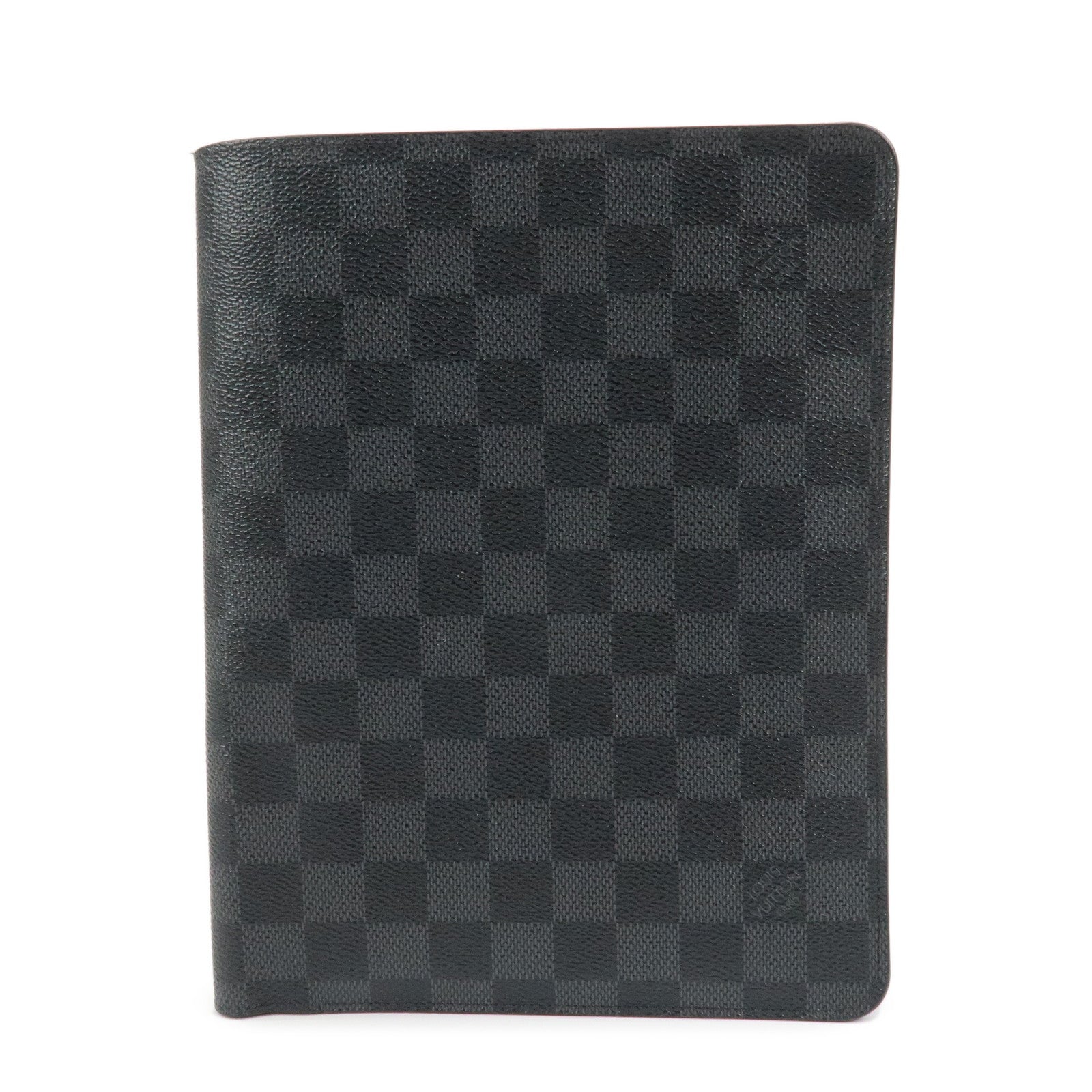 Louis Vuitton Damier Graphite Agenda Bureau Planner Cover R20974