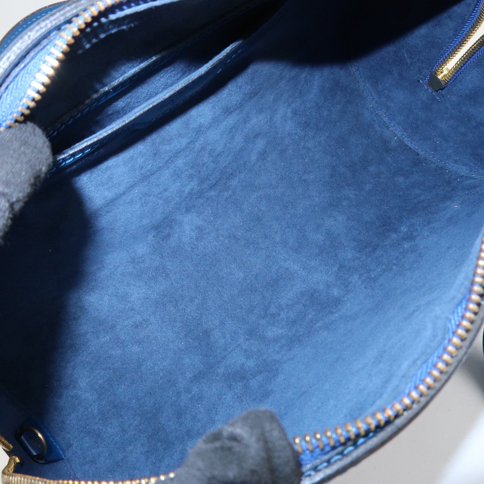 Louis Vuitton Epi Soufflot Shoulder Bag Hand Bag Toledo Blue M52225