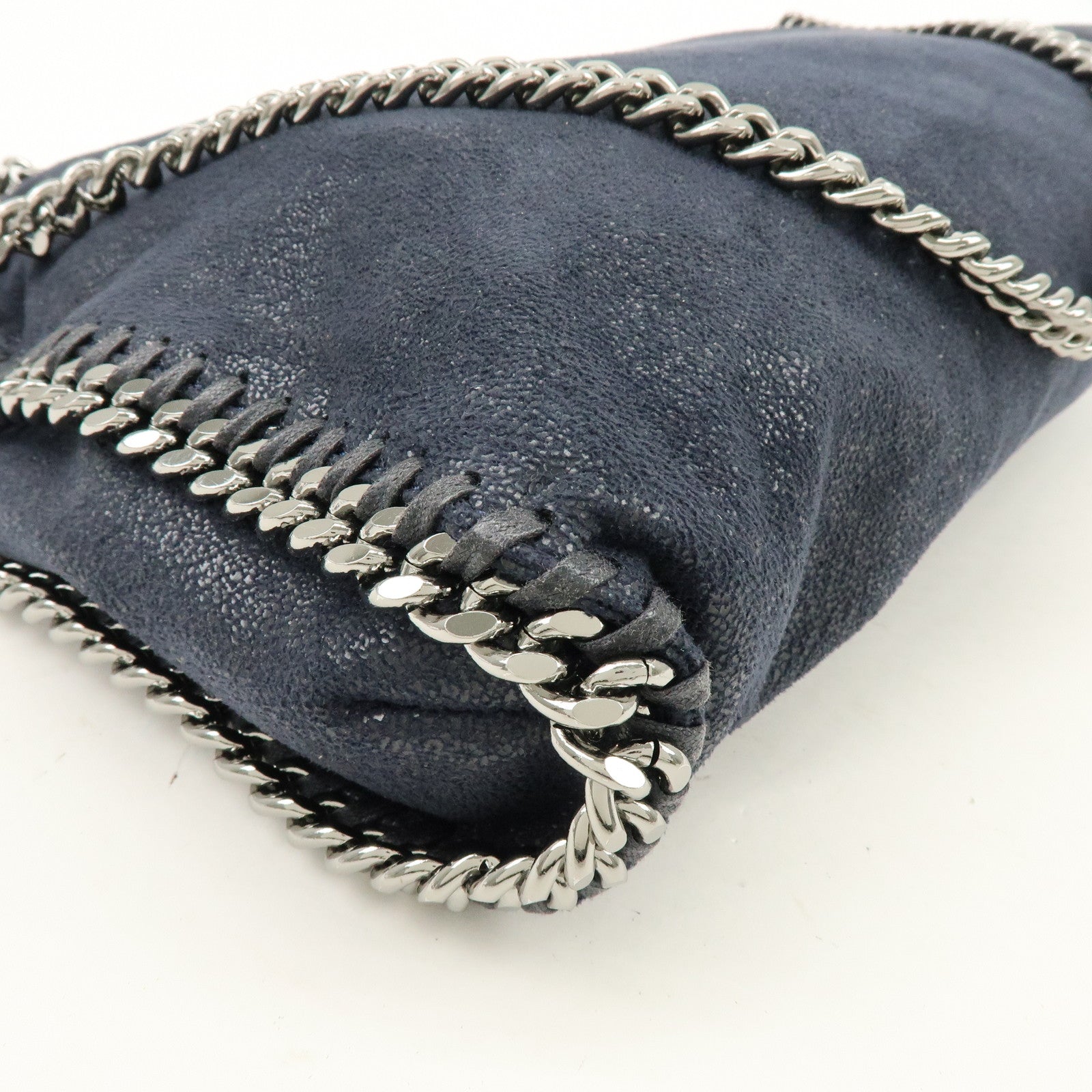 STELLA MCCARTNEY Falabella Faux Leather 2Way Bag Dark Navy 234387