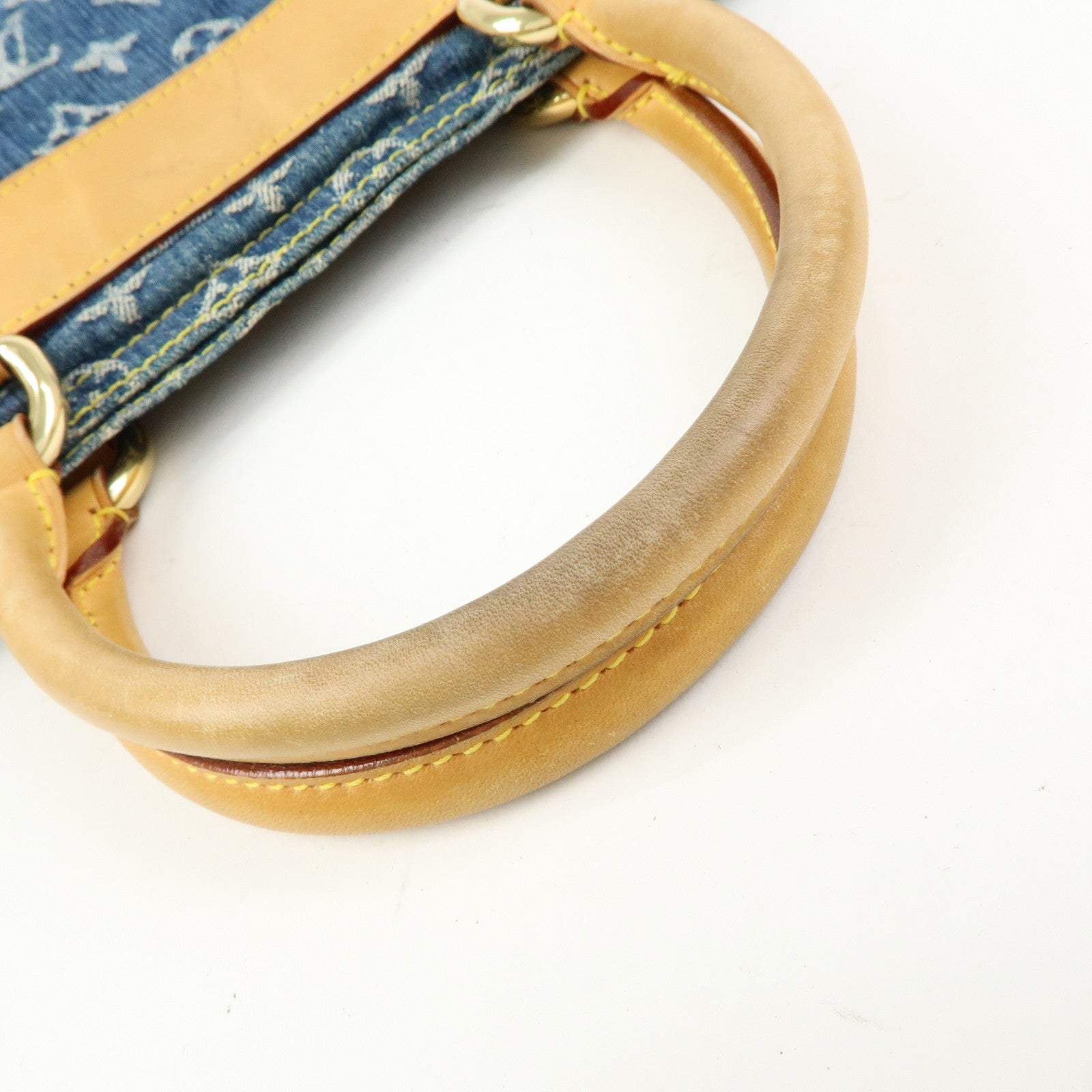 Louis Vuitton Monogram Denim Flat Shopper Tote Bag M95018