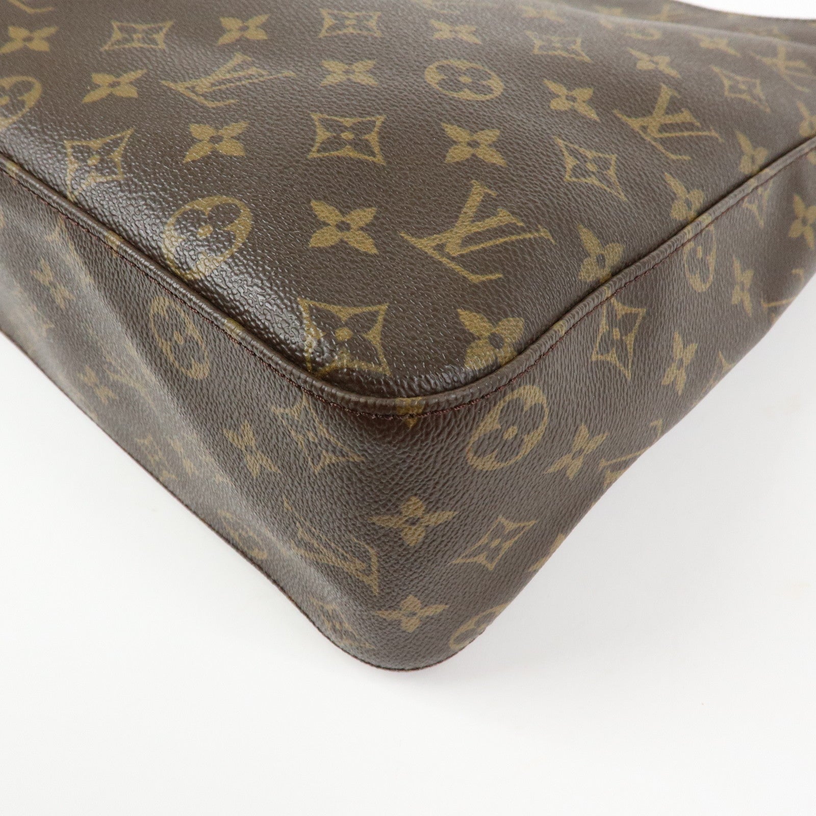 Louis Vuitton Monogram Looping GM Shoulder Bag Brown M51145