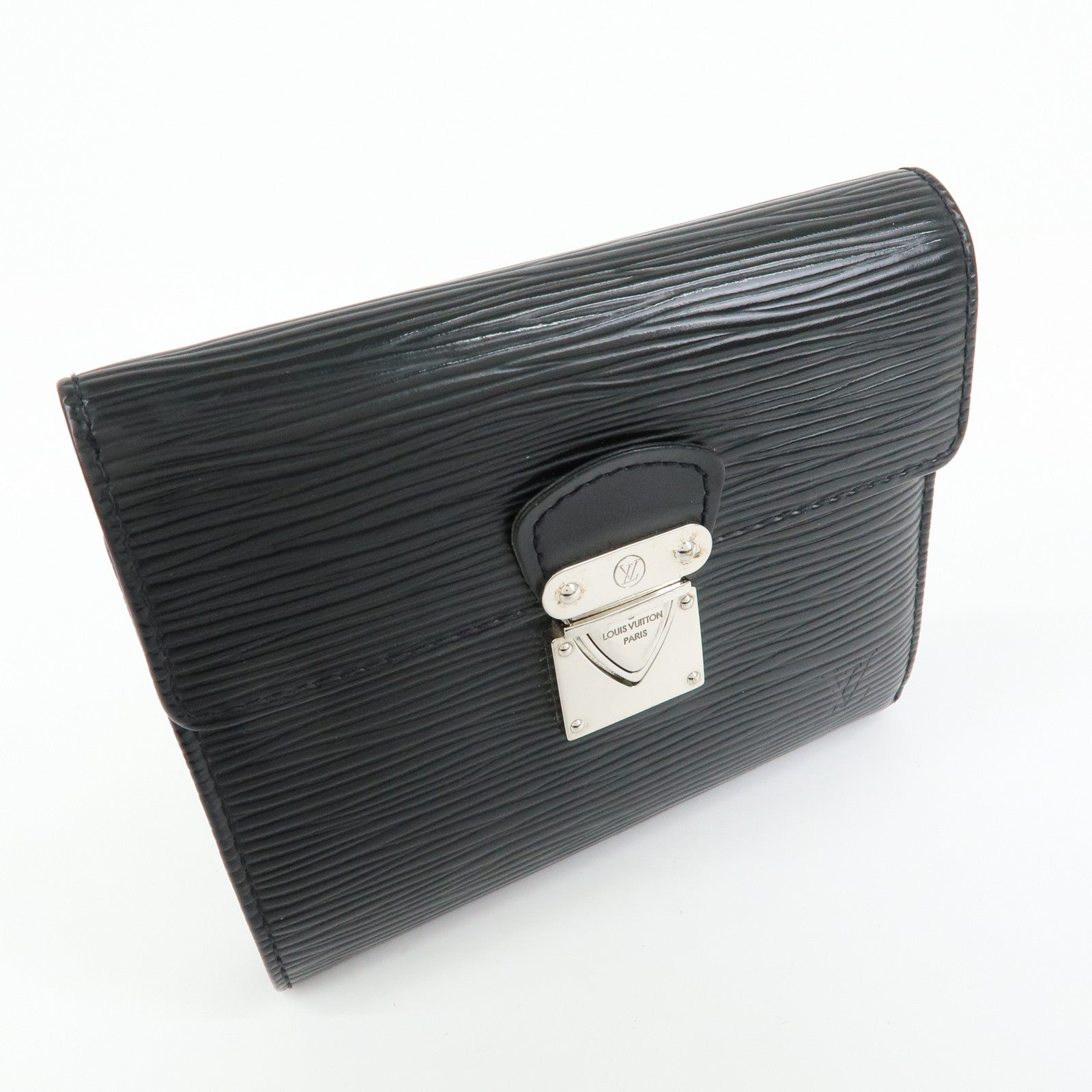 Louis Vuitton Epi Portefeuille Koala Compact Wallet Noir M58012