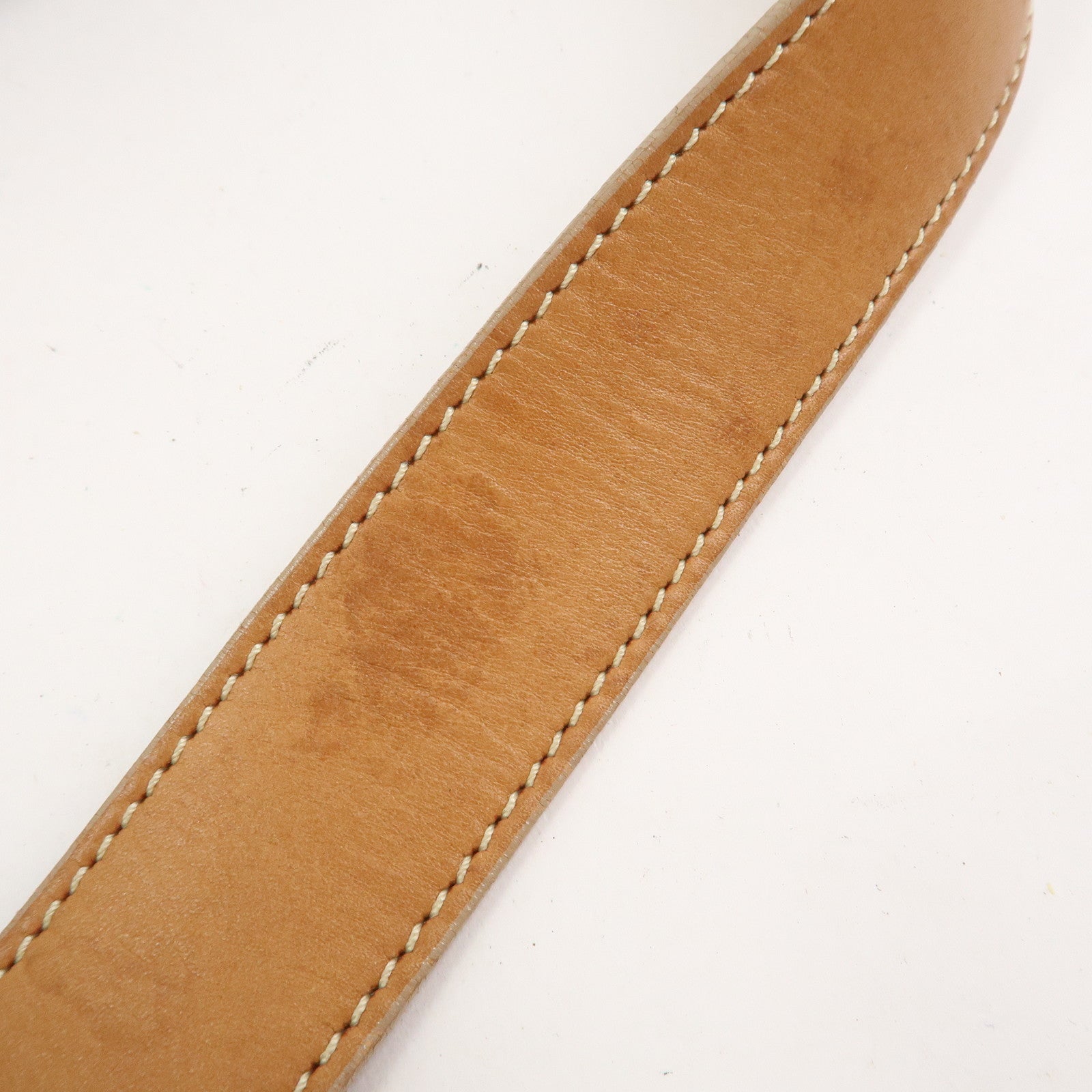 CELINE C Macadam Suede Leather Shoulder Bag Brown