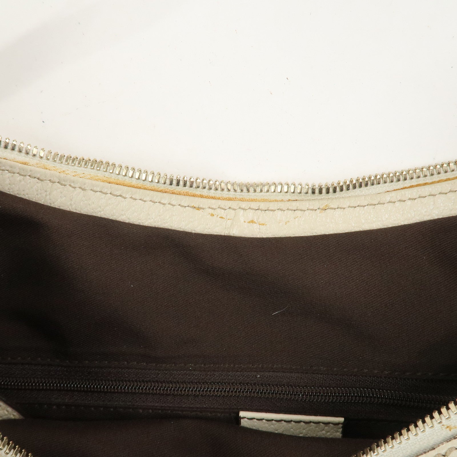 GUCCI Princy Sherry Leather Shoulder Bag Hand Bag Brown 162882