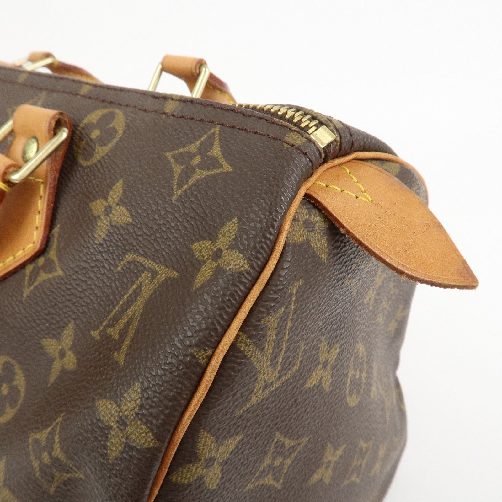 Louis Vuitton Monogram Speedy 30 Boston Bag Hand Bag Brown M41526