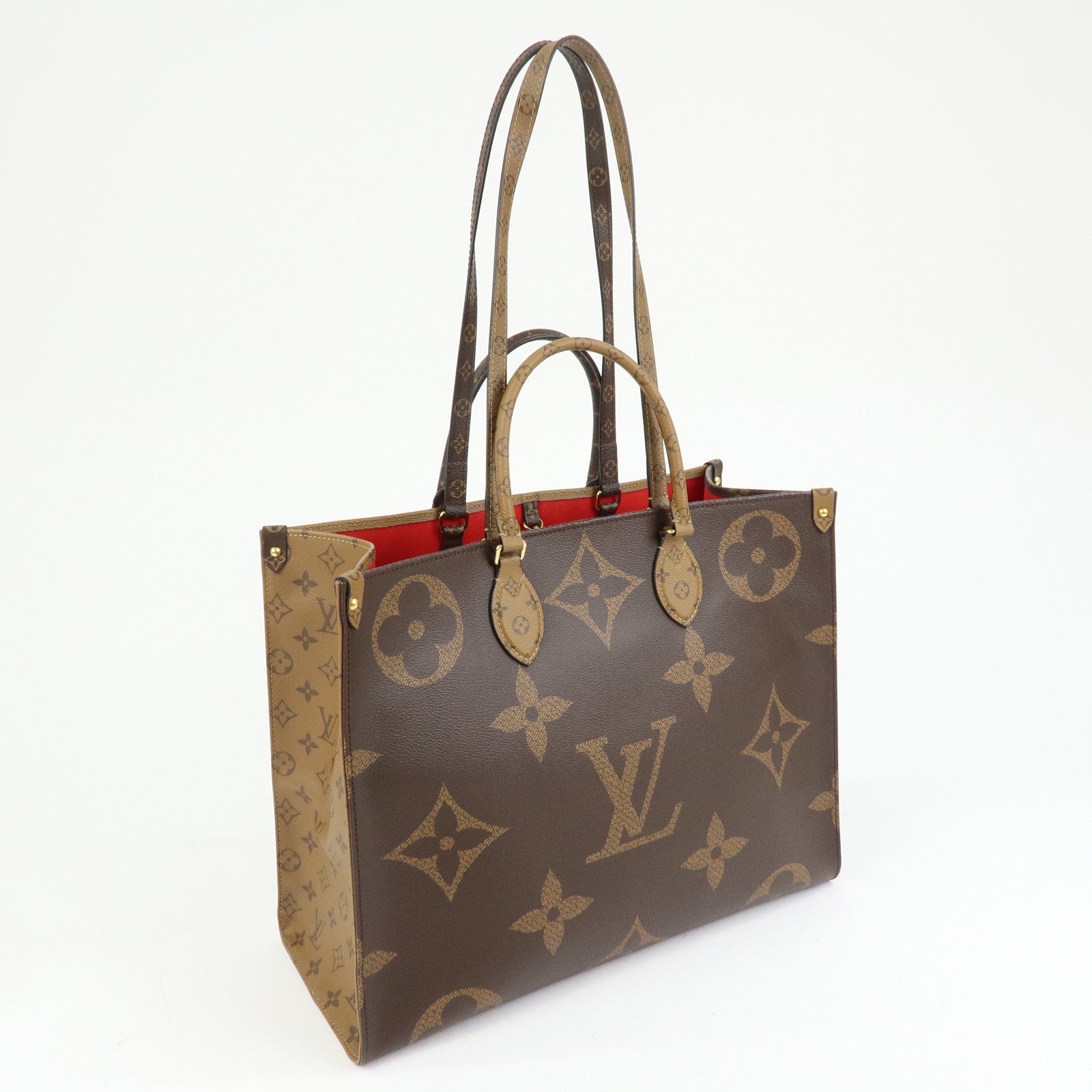 Louis Vuitton Monogram Giant Canvas On The Go MM Hand Bag M44576