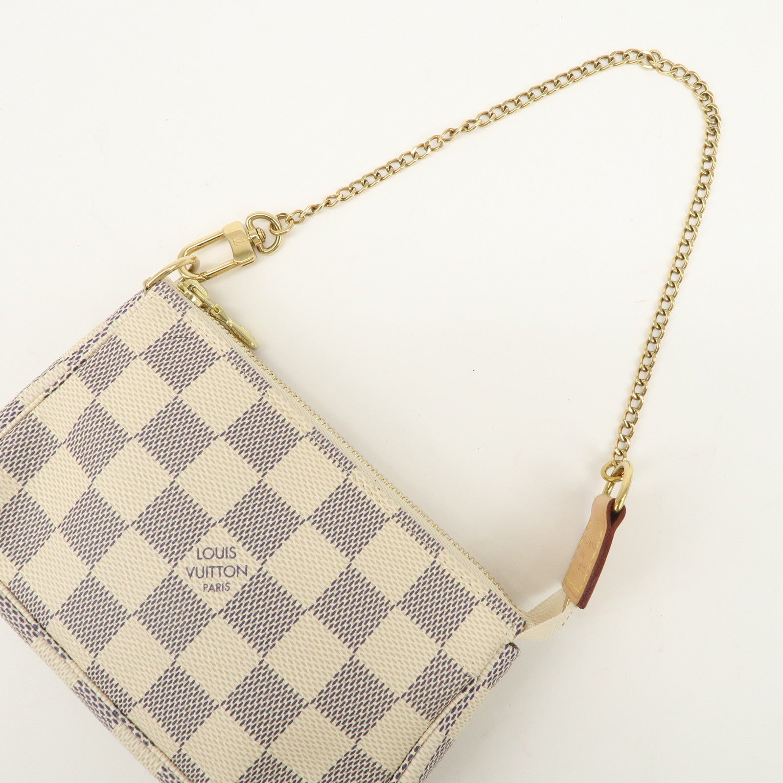 Louis Vuitton Damier Azur Mini Pochette Accessoires Pouch N58010