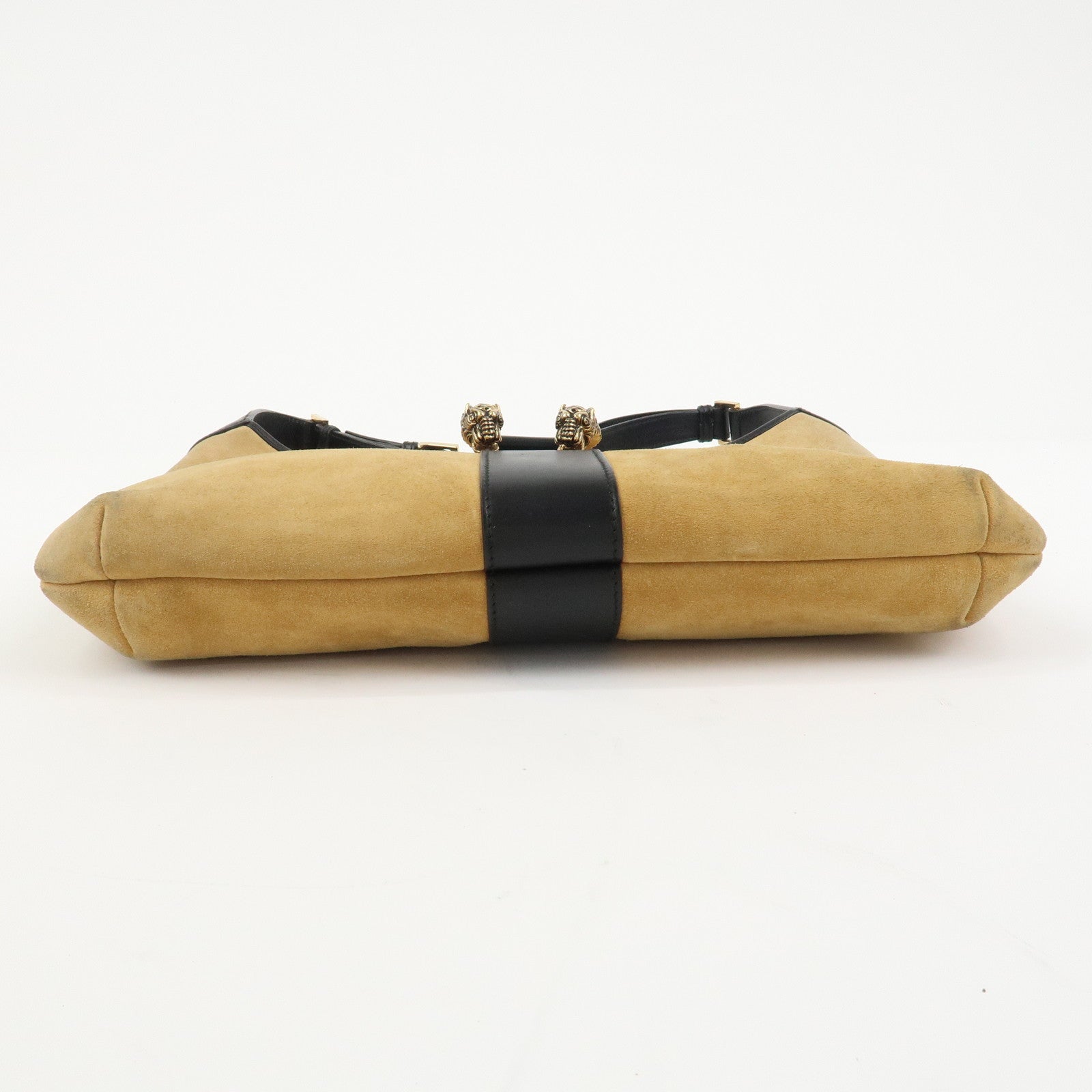 GUCCI Dionysus Suede Leather Shoulder Bag Light Brown 001.4067