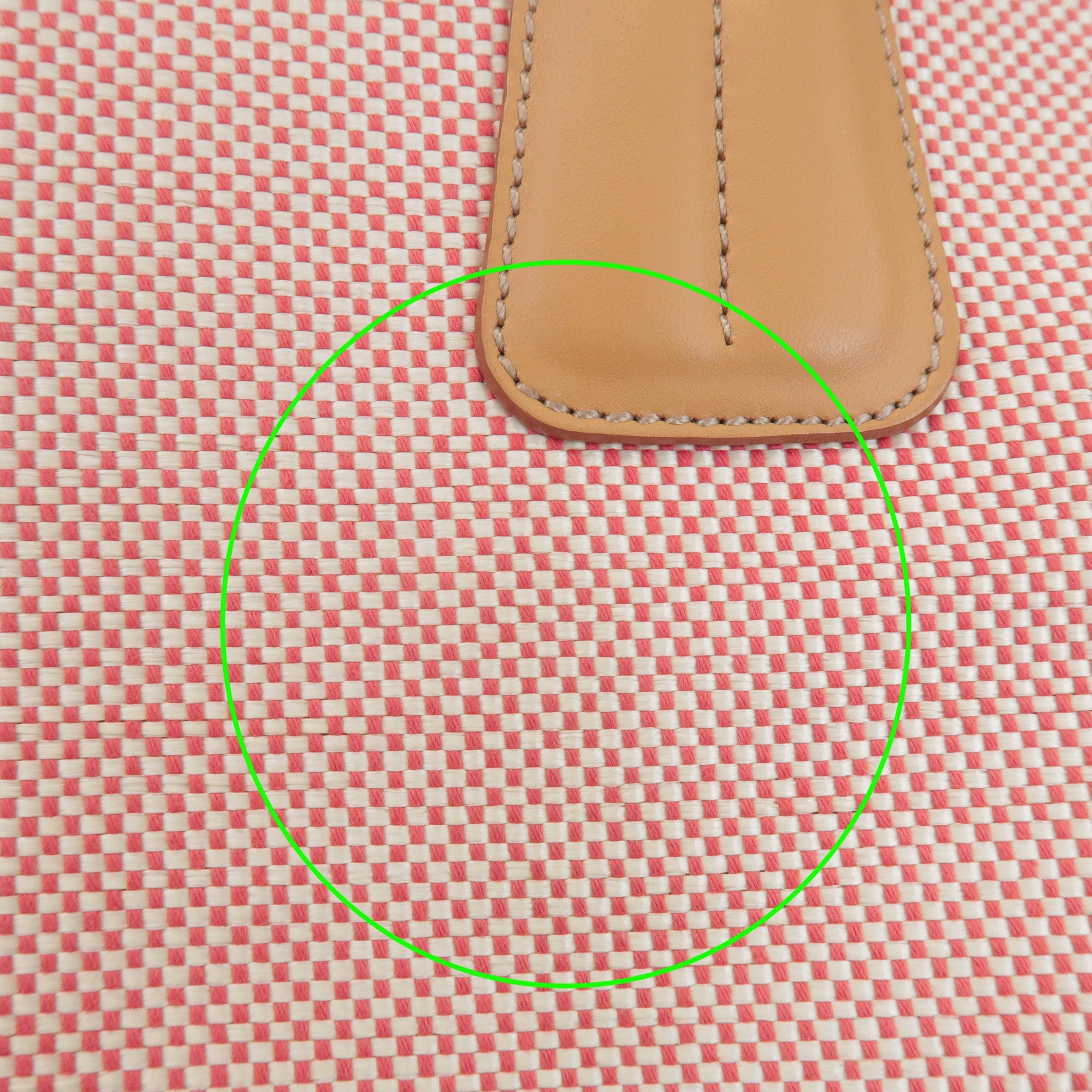 BURBERRY Canvas Leather Shoulder Bag Hand Bag Red Light Brown