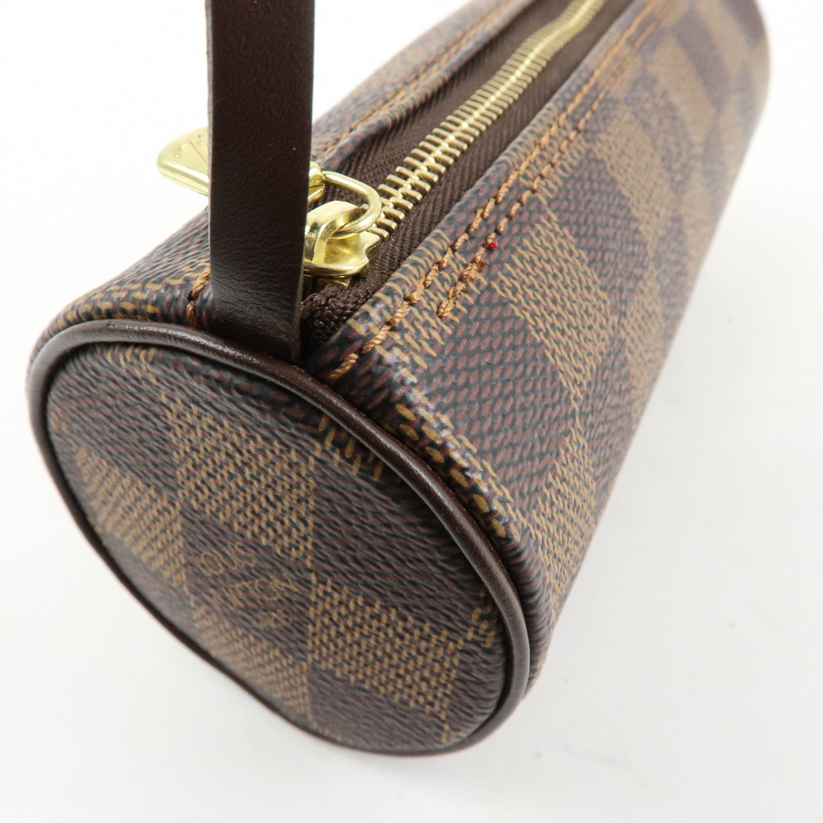Louis Vuitton Damier Ebene Mini Pouch for Papillon Bag Brown
