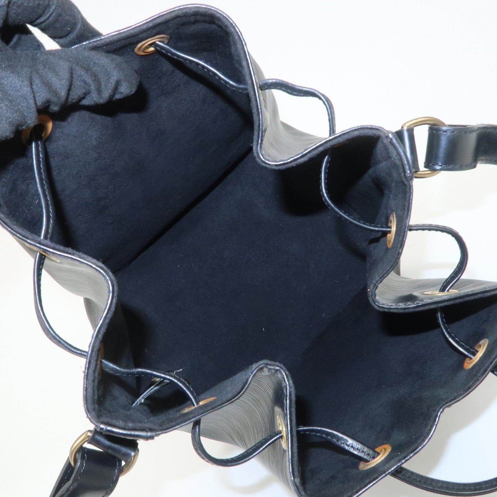 Louis Vuitton Epi Leather Petit Noe Shoulder Bag Noir Black M59012