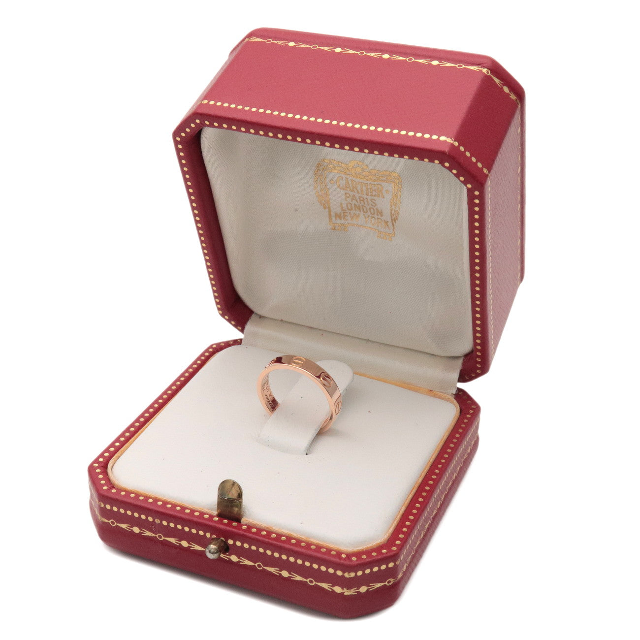 Cartier Mini Love Ring K18 750PG Rose Gold #47 US4.5 EU47 HK8.5-9