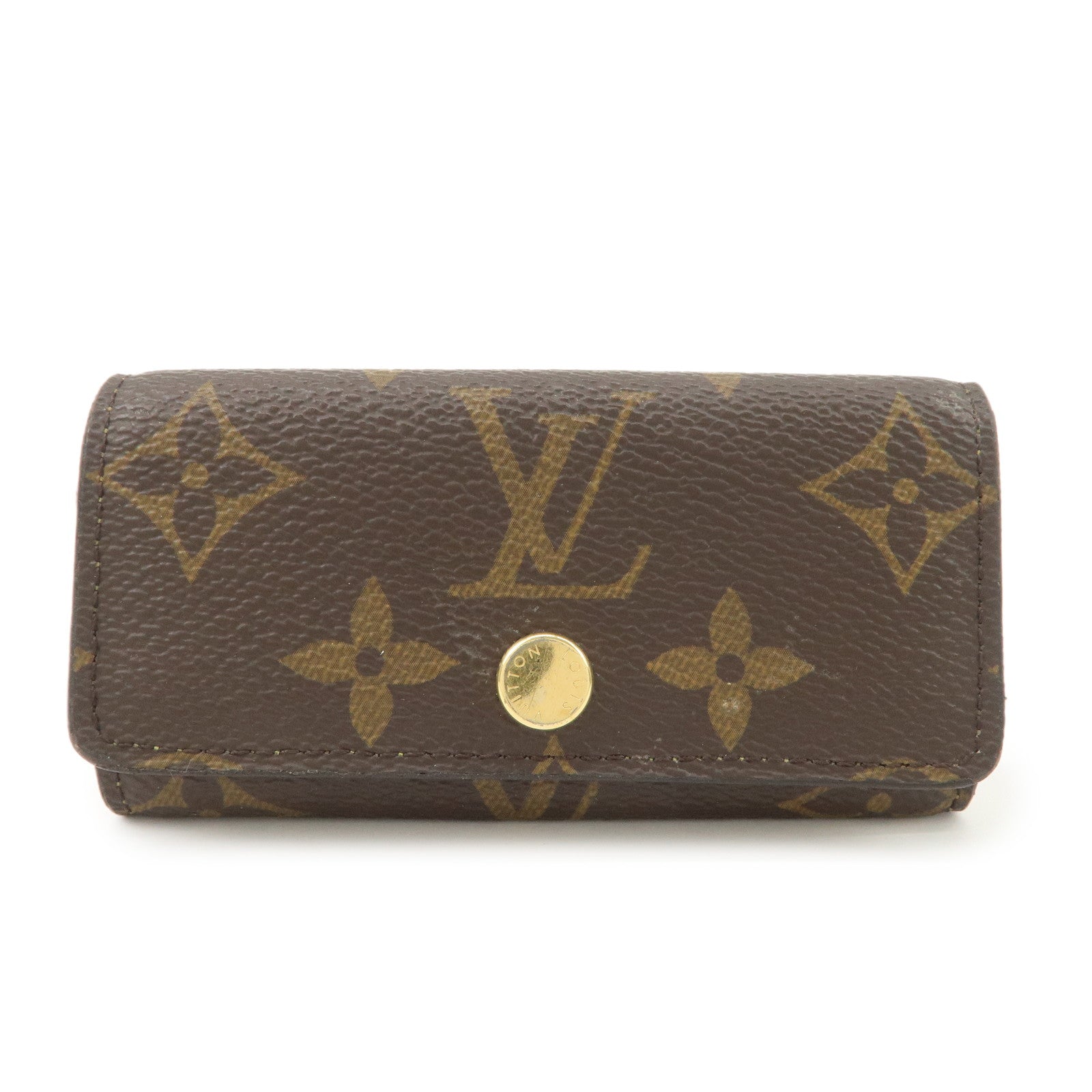 Louis Vuitton Monogram Multicles 4 Key Rings Key Case Jaune M81938