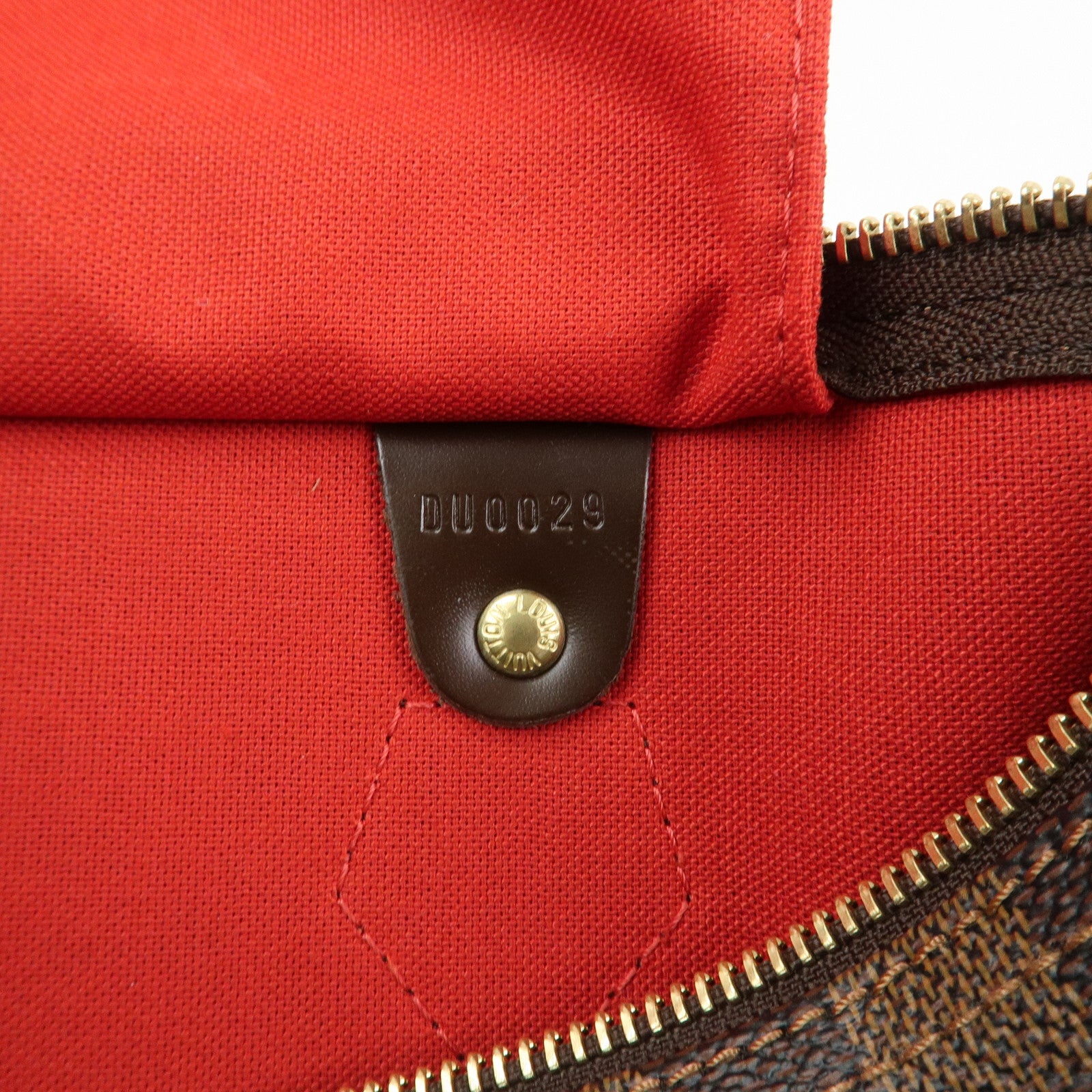 Louis Vuitton Damier Ebene Canvas Speedy 30 Boston Bag N41364