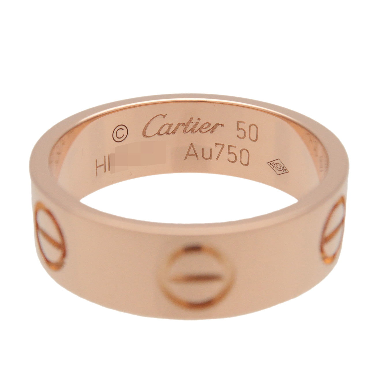 Cartier Love Ring #50 K18PG 750PG Rose Gold US5-5.5 EU50 HK11.5