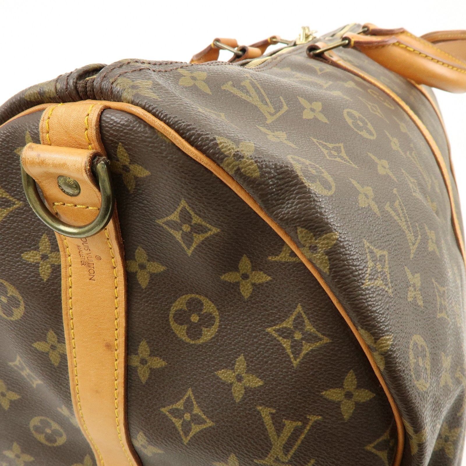 Louis Vuitton Monogram Keep All Bandouliere 60 Boston Bag M41412