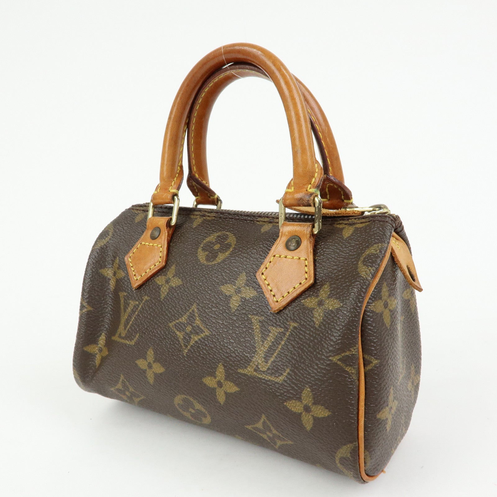 Louis Vuitton Monogram Canvas Mini Speedy Hand Boston Bag M41534