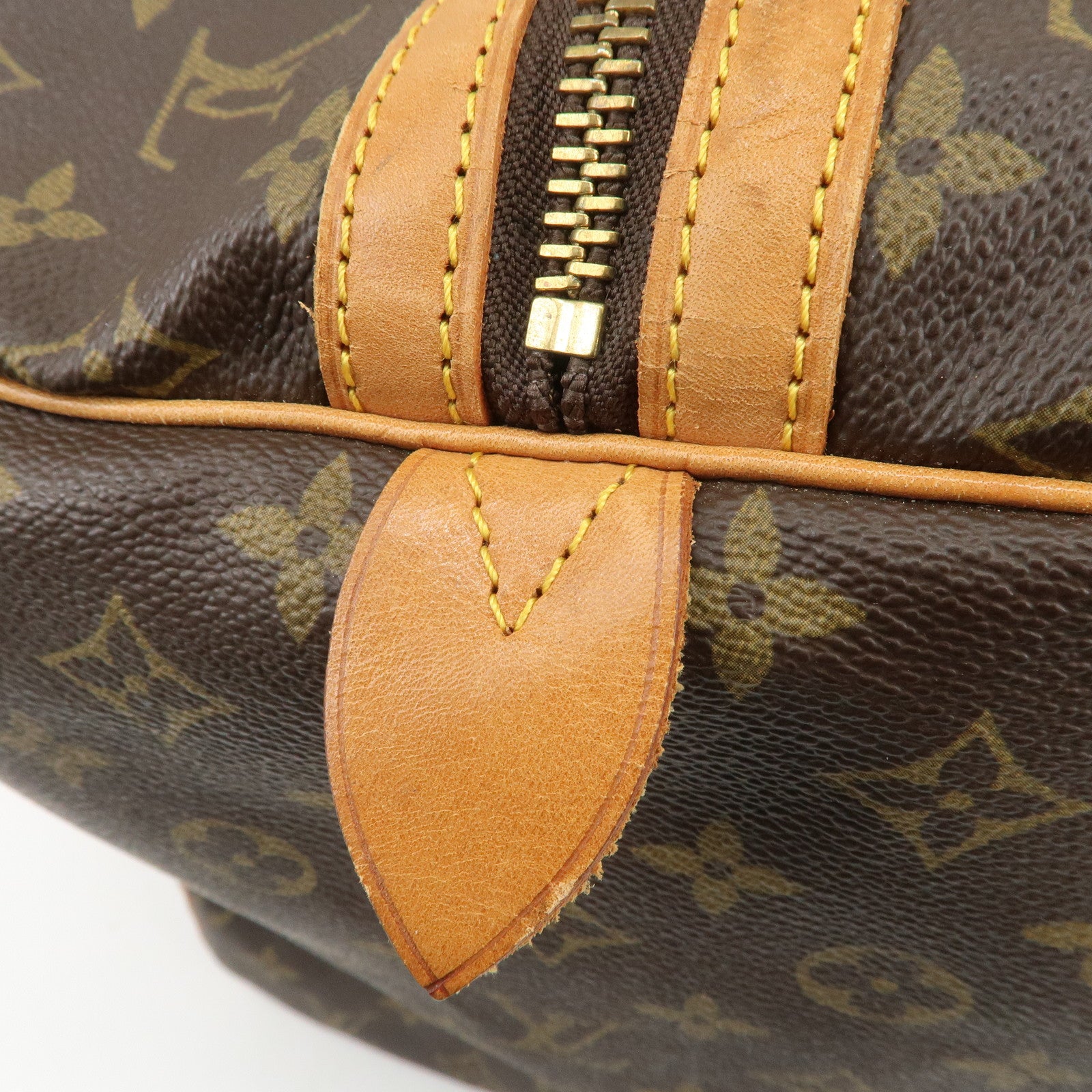 Louis Vuitton Monogram Sac Souple 55 Boston Bag Brown M41622