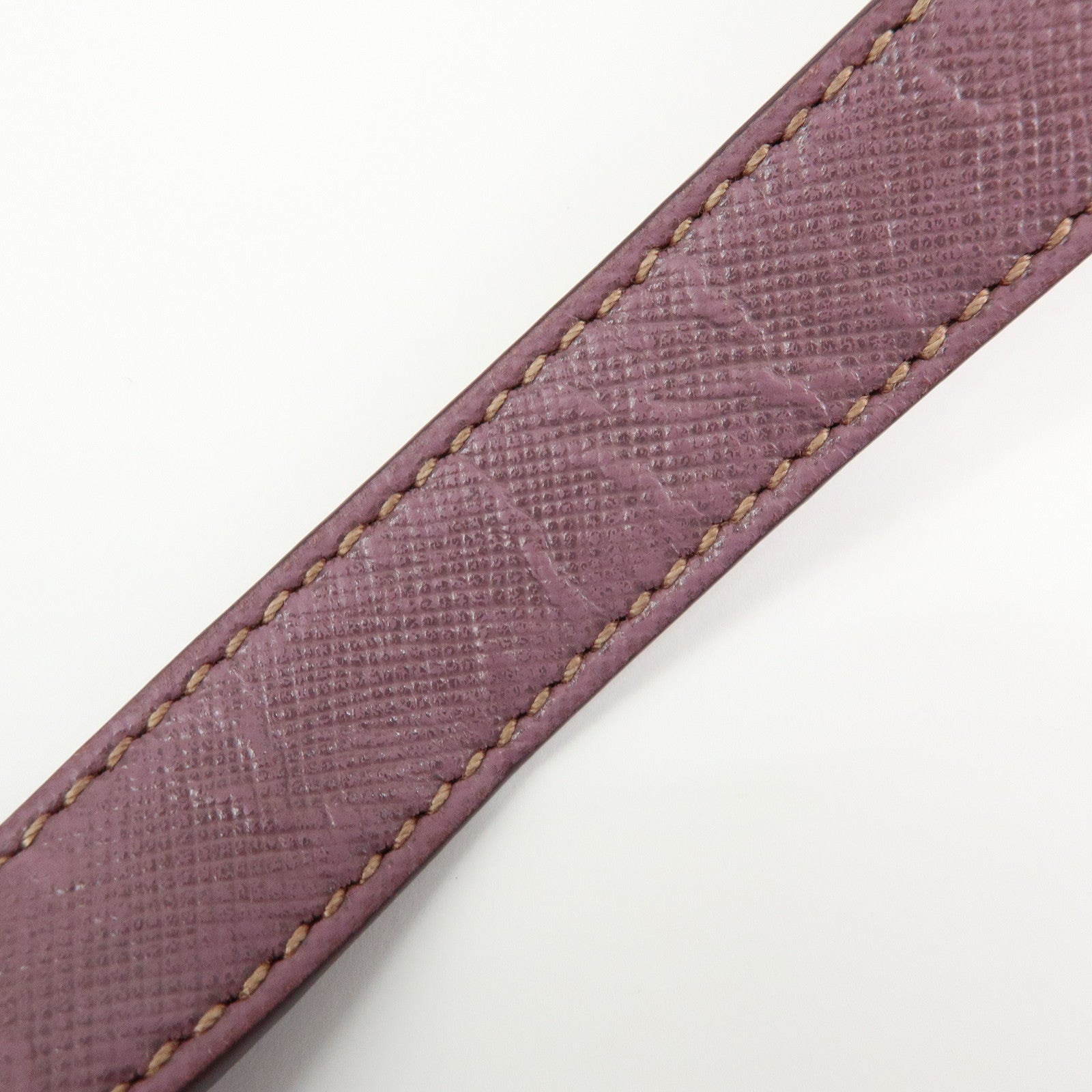 PRADA Nylon Saffiano Leather Shoulder Bag Crossbody Bag Purple