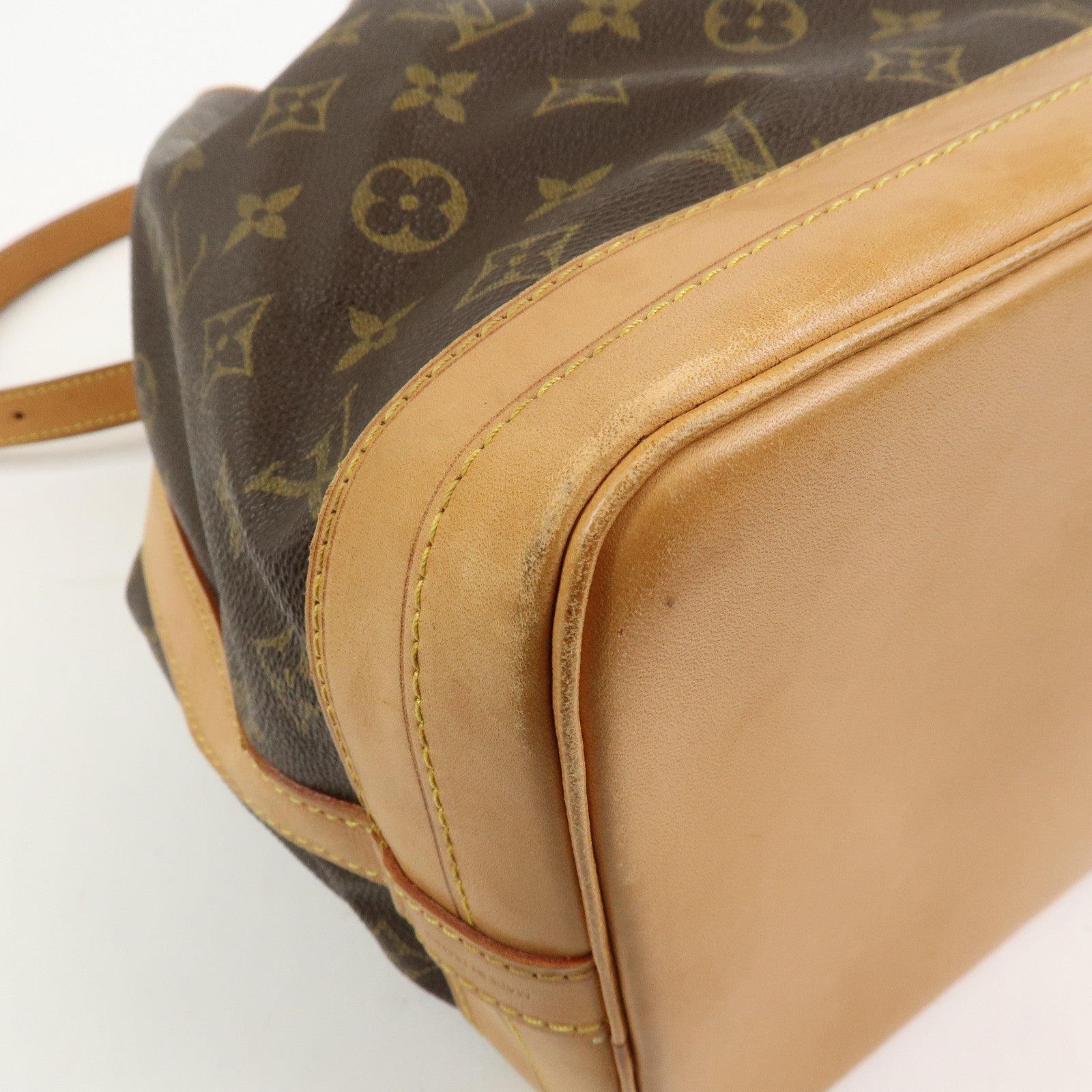 Louis Vuitton Monogram Noe Shoulder Bag Hand Bag Brown M42224
