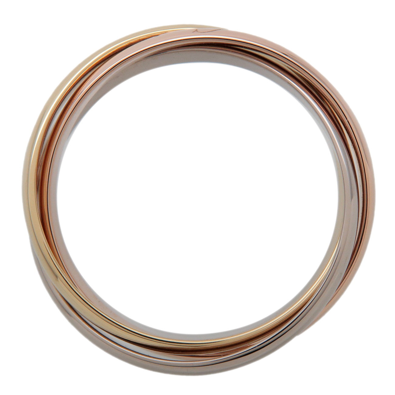 Cartier Trinity Ring SM K18 750YG/WG/PG #56 US8 EU56.5 HK17.5