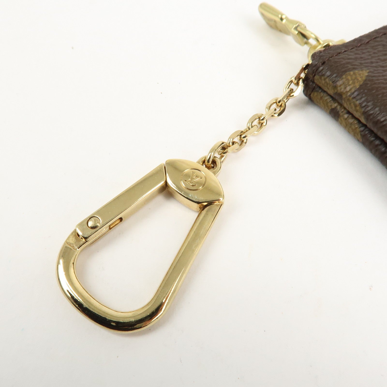 Louis Vuitton Monogram Pochette Cles Coin Case Key Case M62650