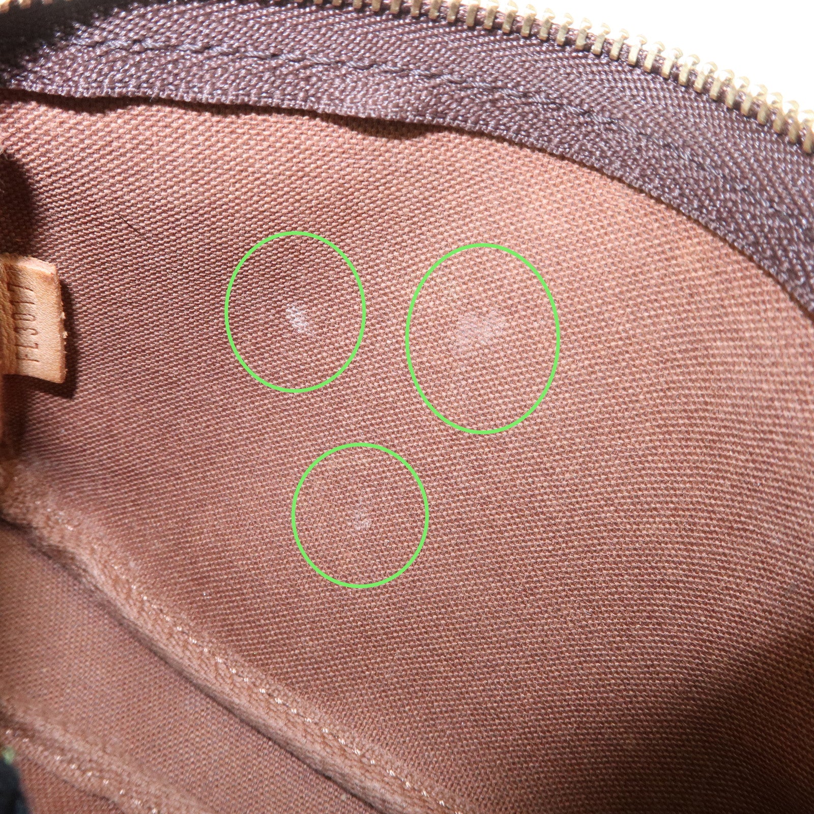 Louis Vuitton Monogram Mini Pochette Accessoires Hand Bag M58009