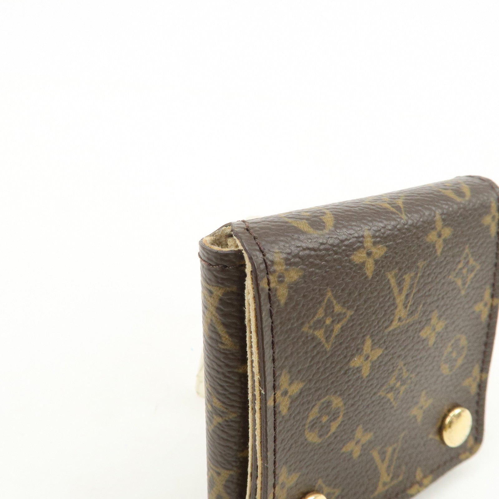 Louis Vuitton Monogram Jewelry Case Jewelry Box Brown