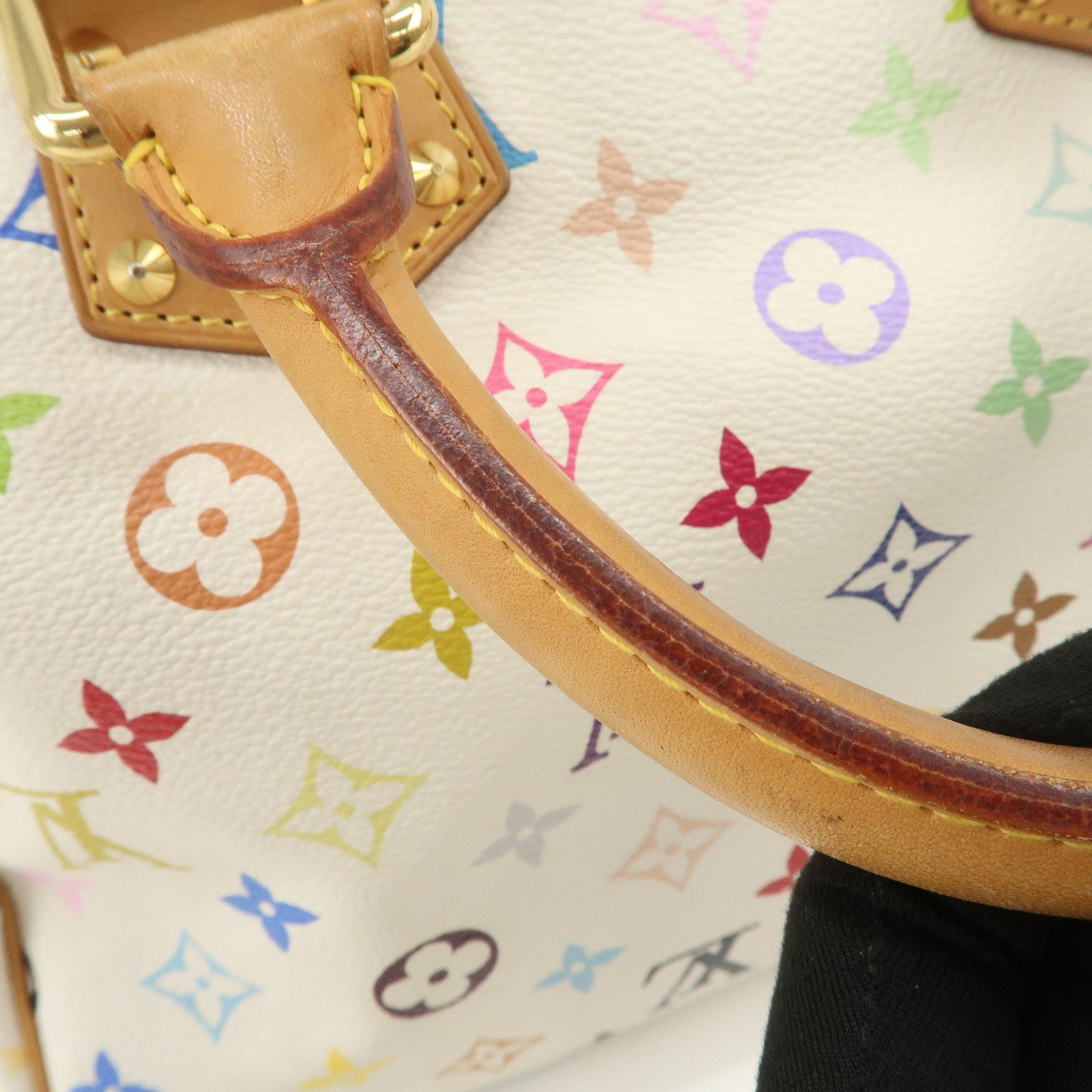 Louis Vuitton Monogram Multicolor Hand Bag Blanc M92643