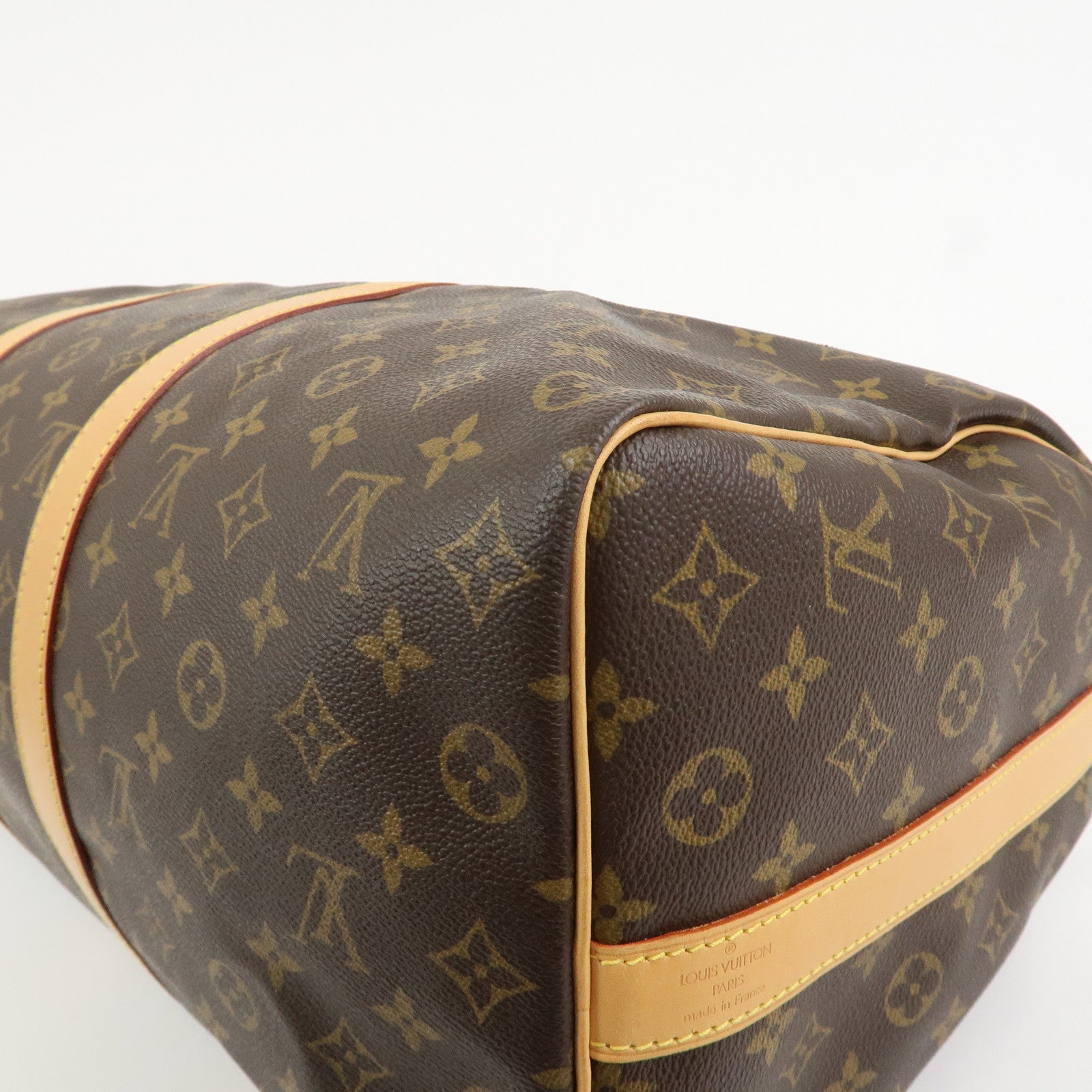 Louis Vuitton Monogram Keep All 50 Bandouliere Boston Bag M41416