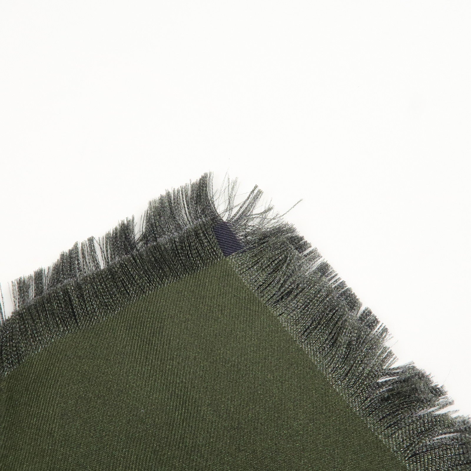 Christian Dior Oblique Silk 100% Scarf Navy Dark Green