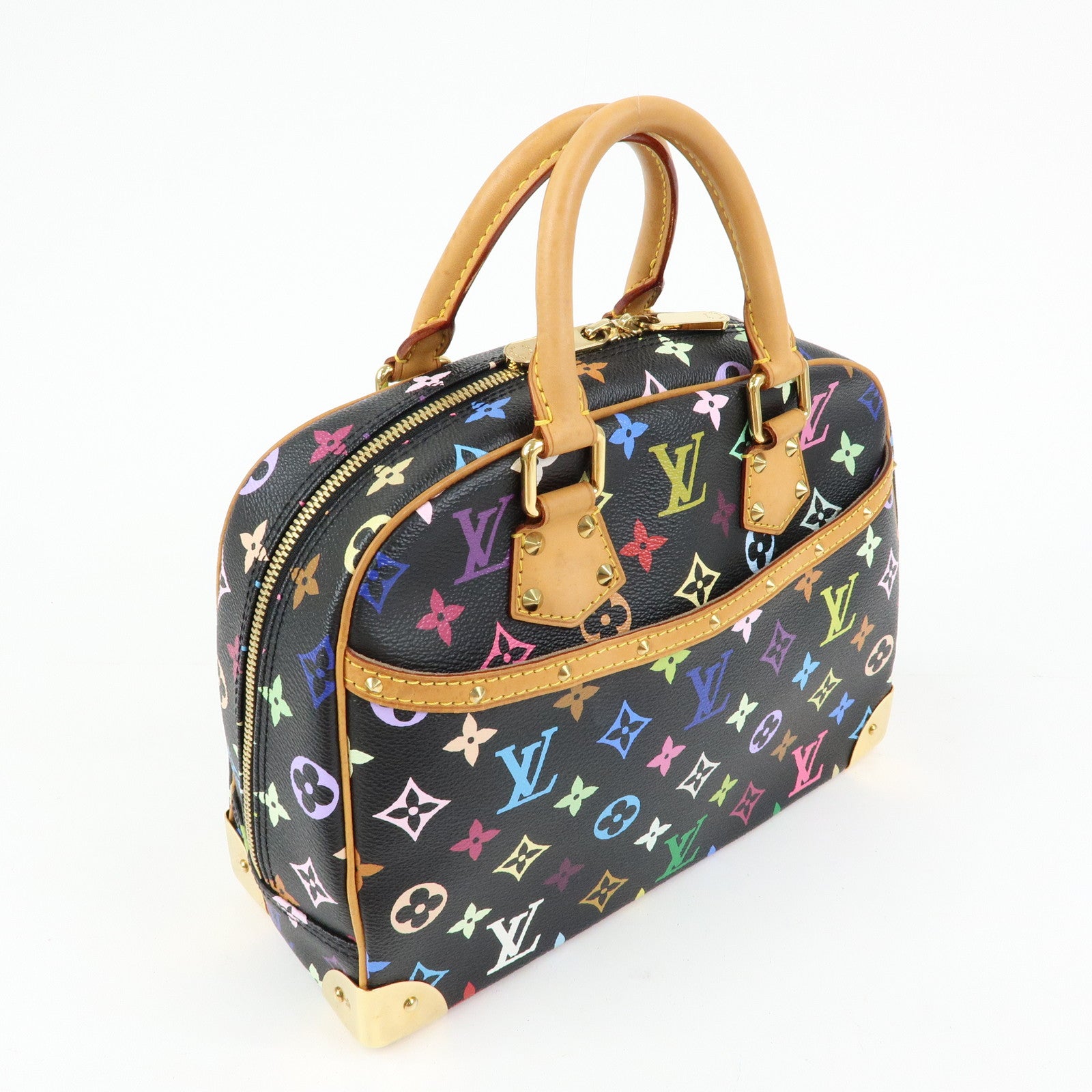 Louis Vuitton Monogram Trouville Multicolor Hand Bag Noir M92662