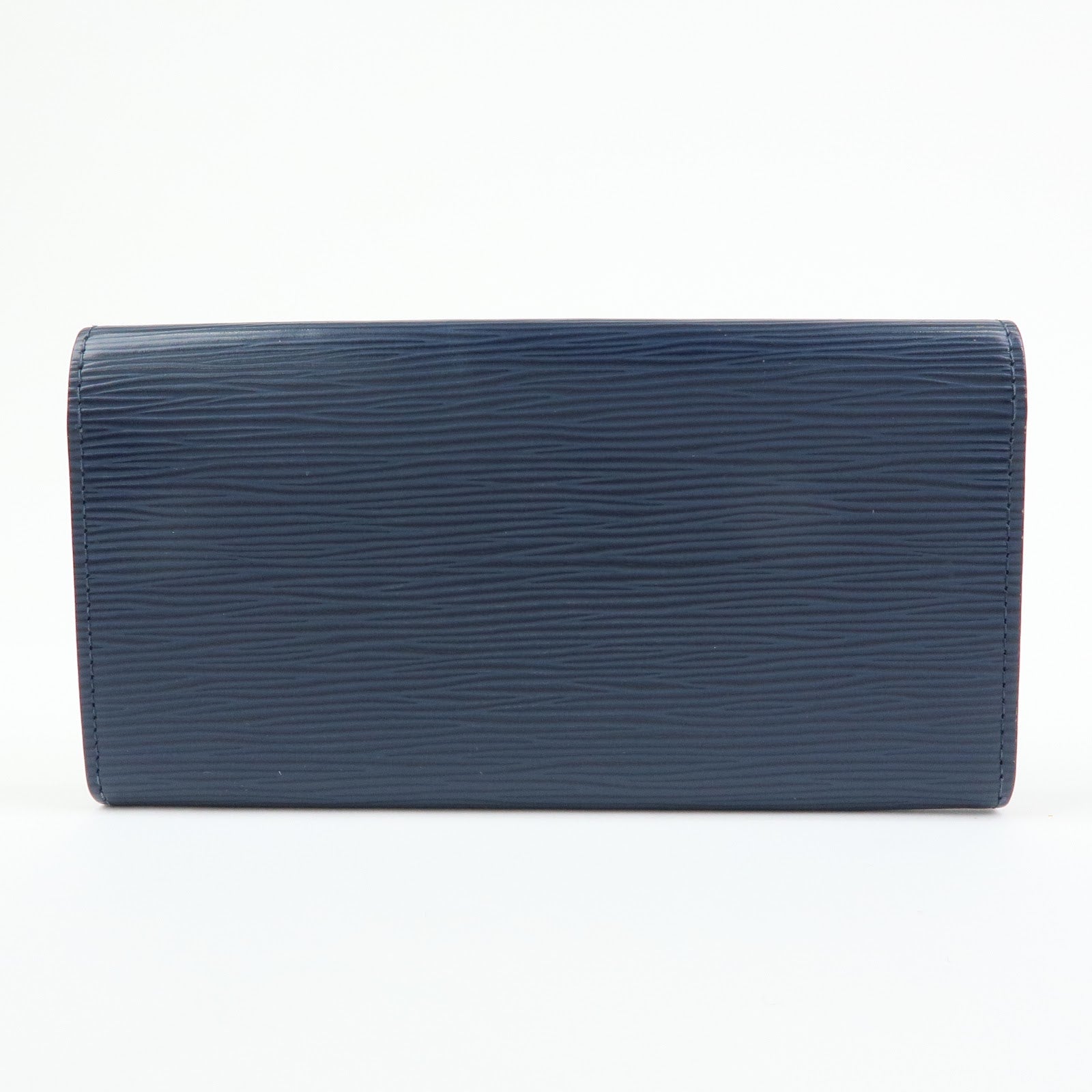 Louis Vuitton Epi Portefeuille Emilie Wallet Indigo Blue M60854