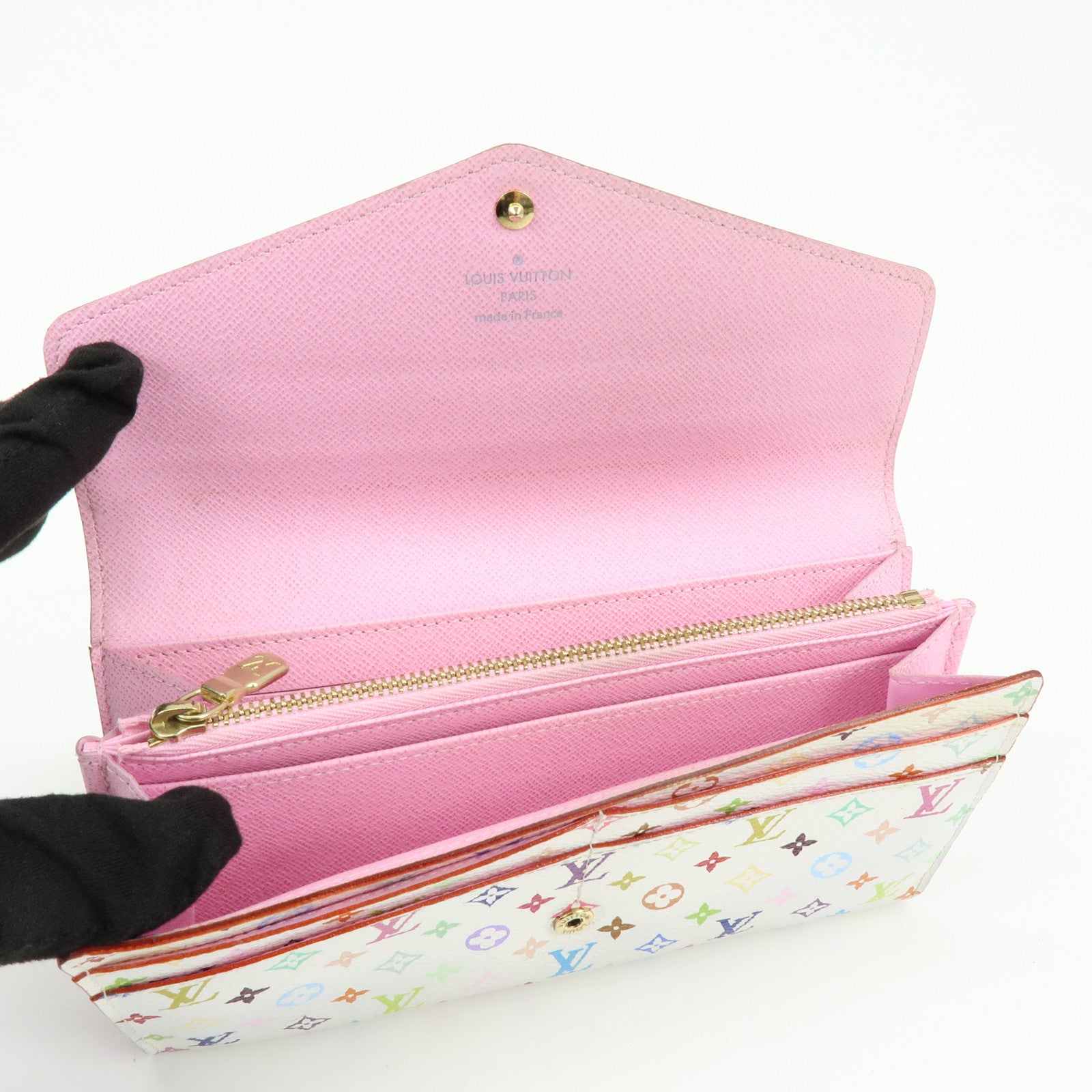 Louis Vuitton Monogram Multicolor Portefeuille Sarah Wallet M60667
