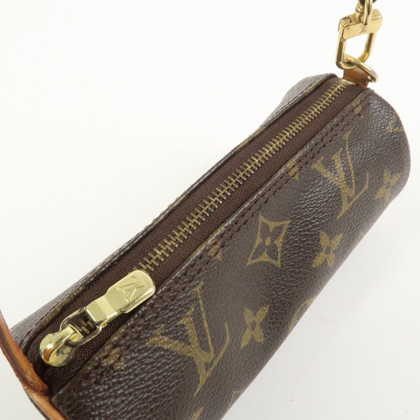 Louis Vuitton Mini Pouch for Papillon Bag New Style Brown