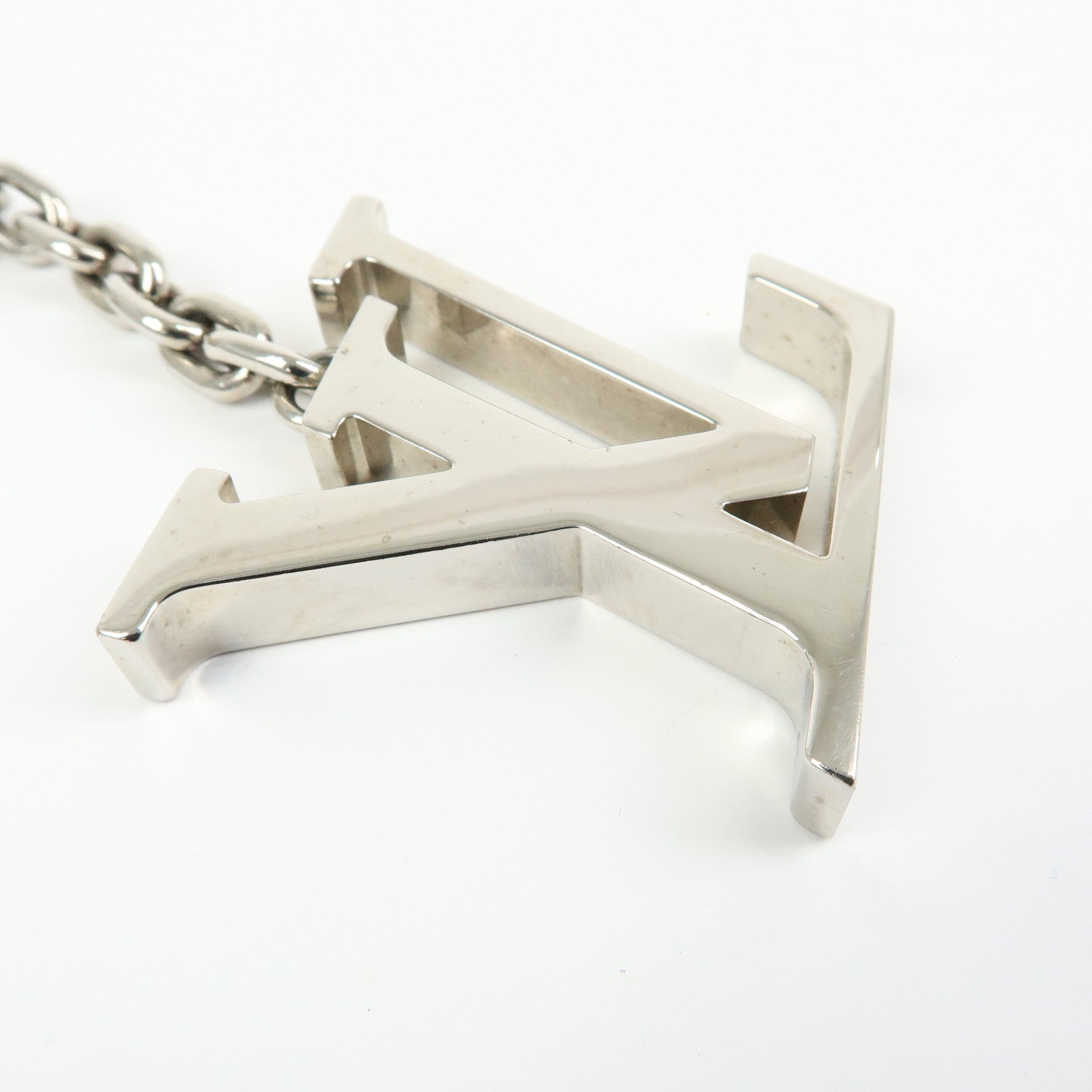 Louis Vuitton Porte Cles Initiales LV Bag Charm Silver M65071