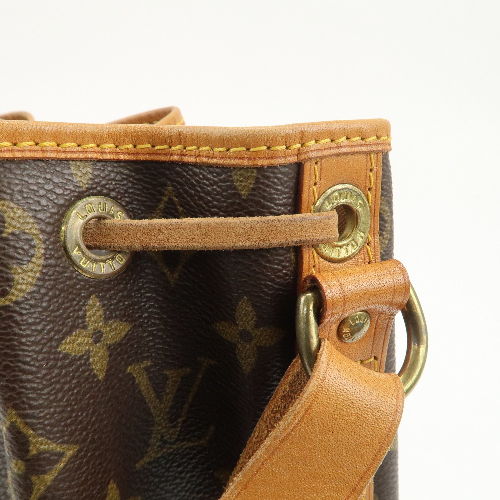 Louis Vuitton Monogram Noe Shoulder Bag Hand Bag Brown M42224
