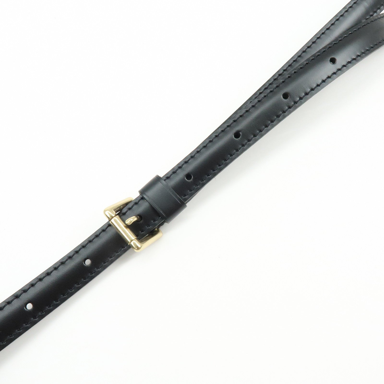 Louis Vuitton Adjustable Leather Shoulder Strap For Epi Bags Noir